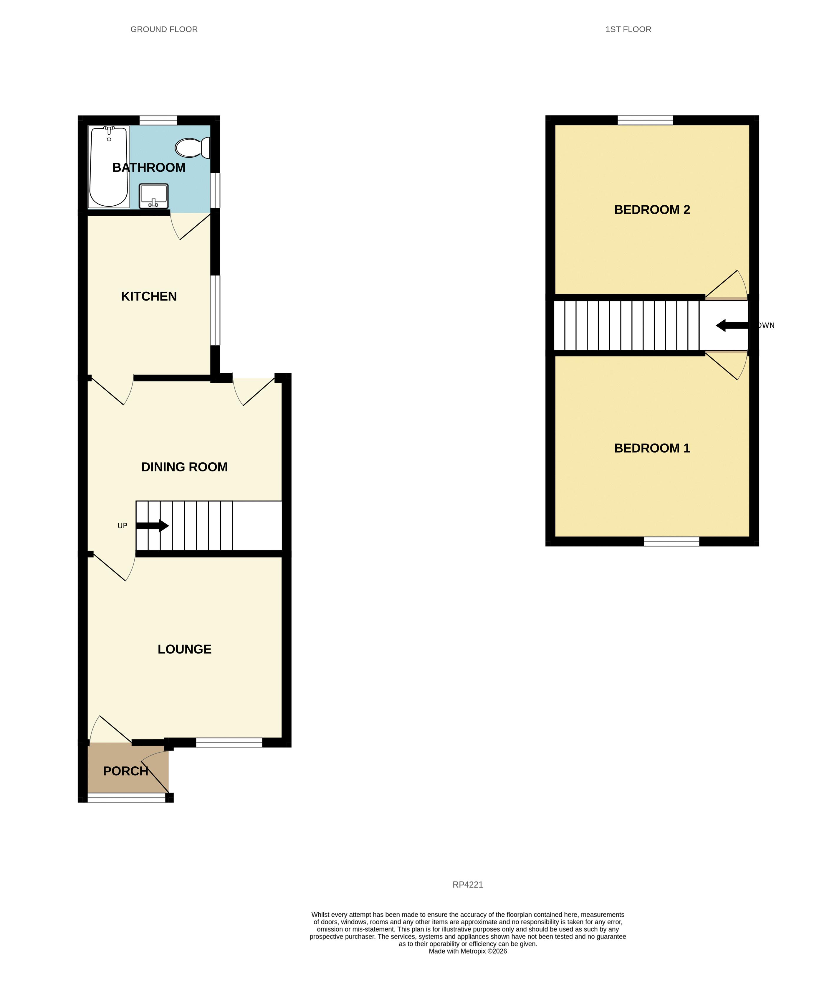 73, Llysfaen Road, Colwyn Bay floorplan