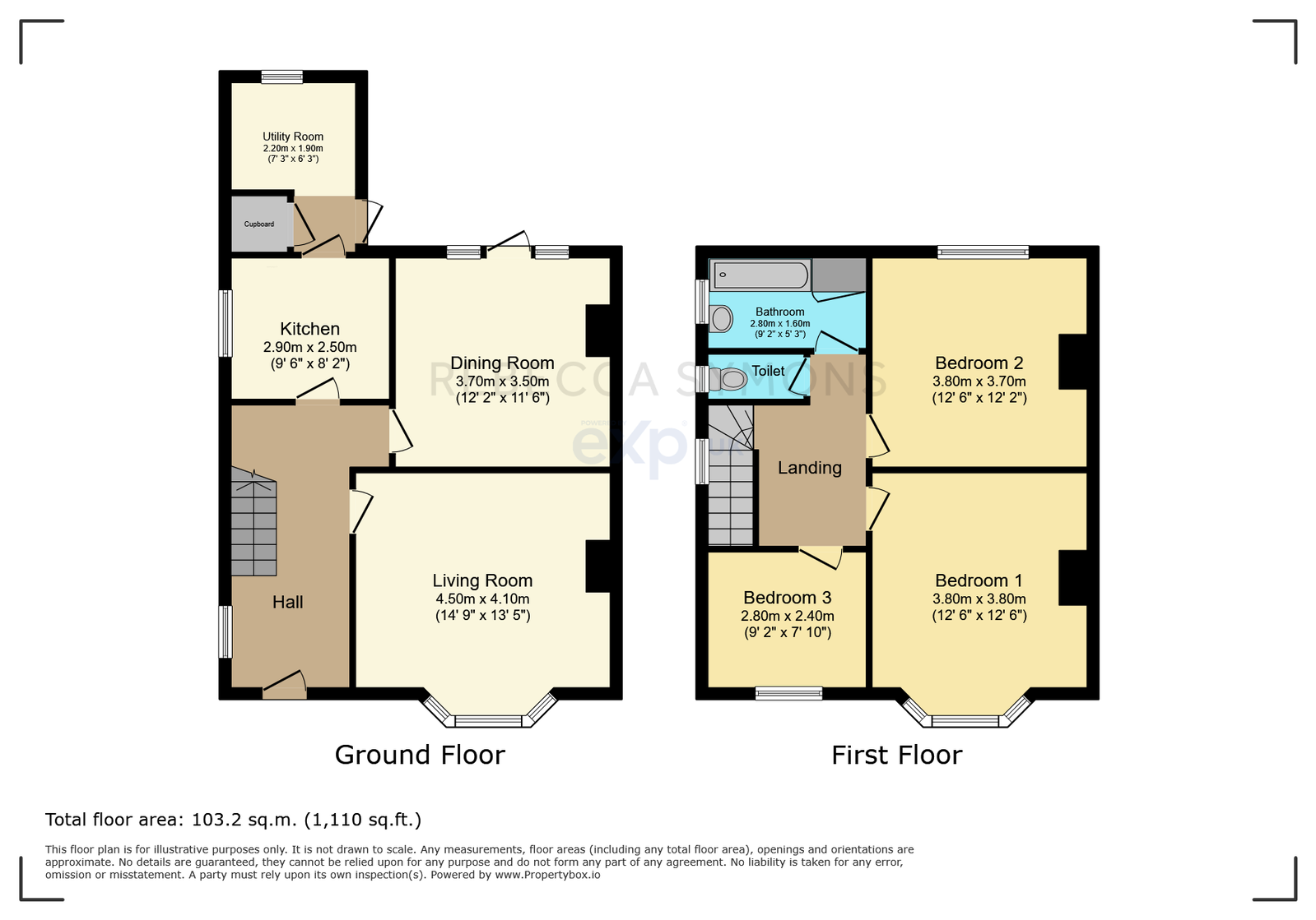 20, Paganel Road, Minehead floorplan