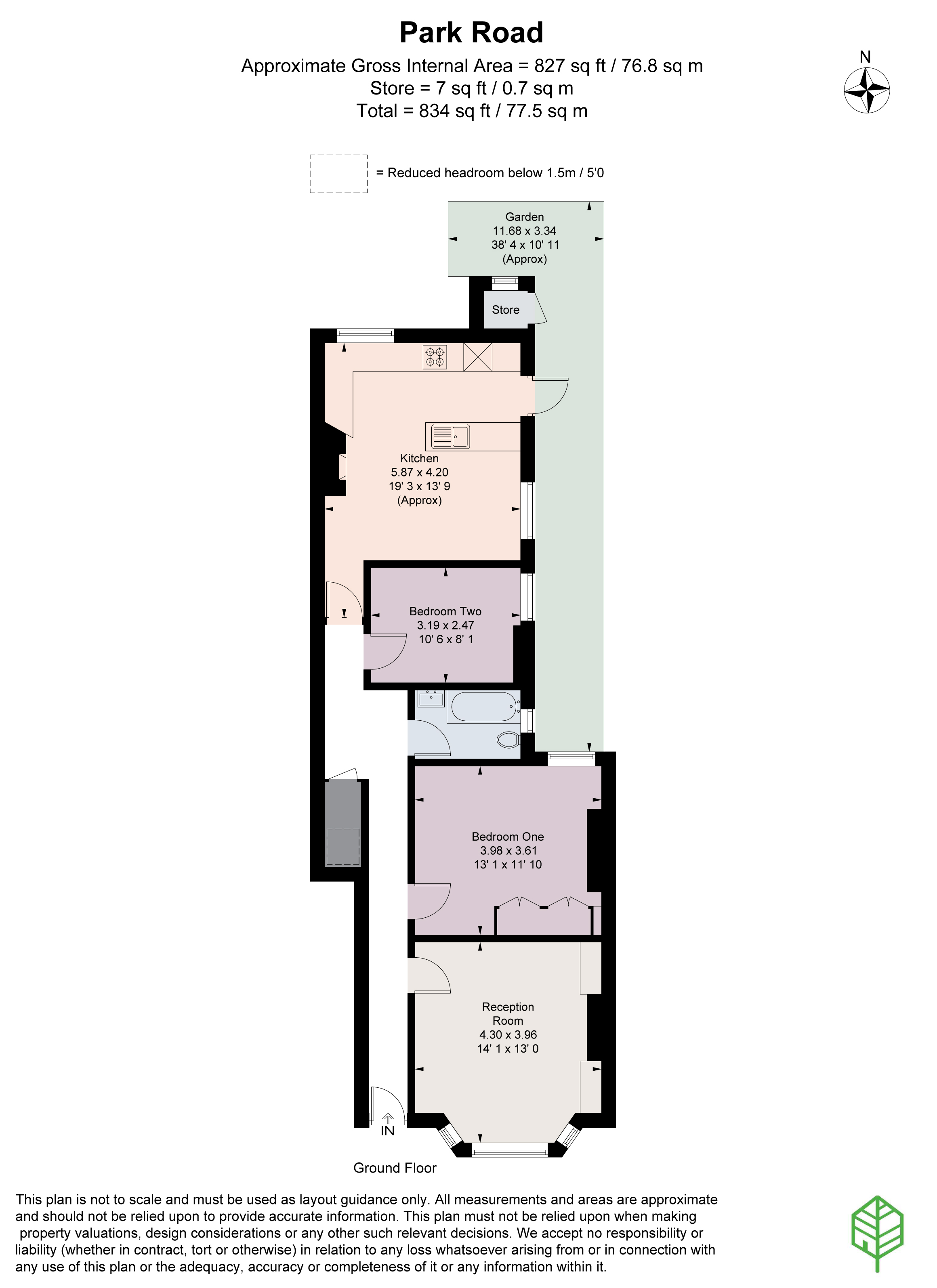 143A,, Fawe Park Road, London floorplan