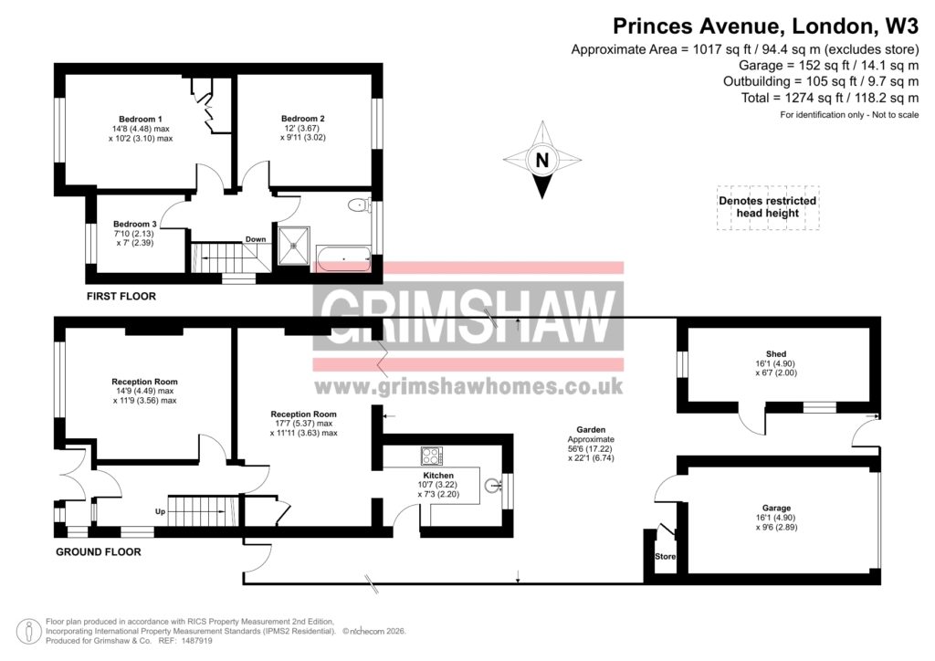 49, Princes Avenue, Acton floorplan