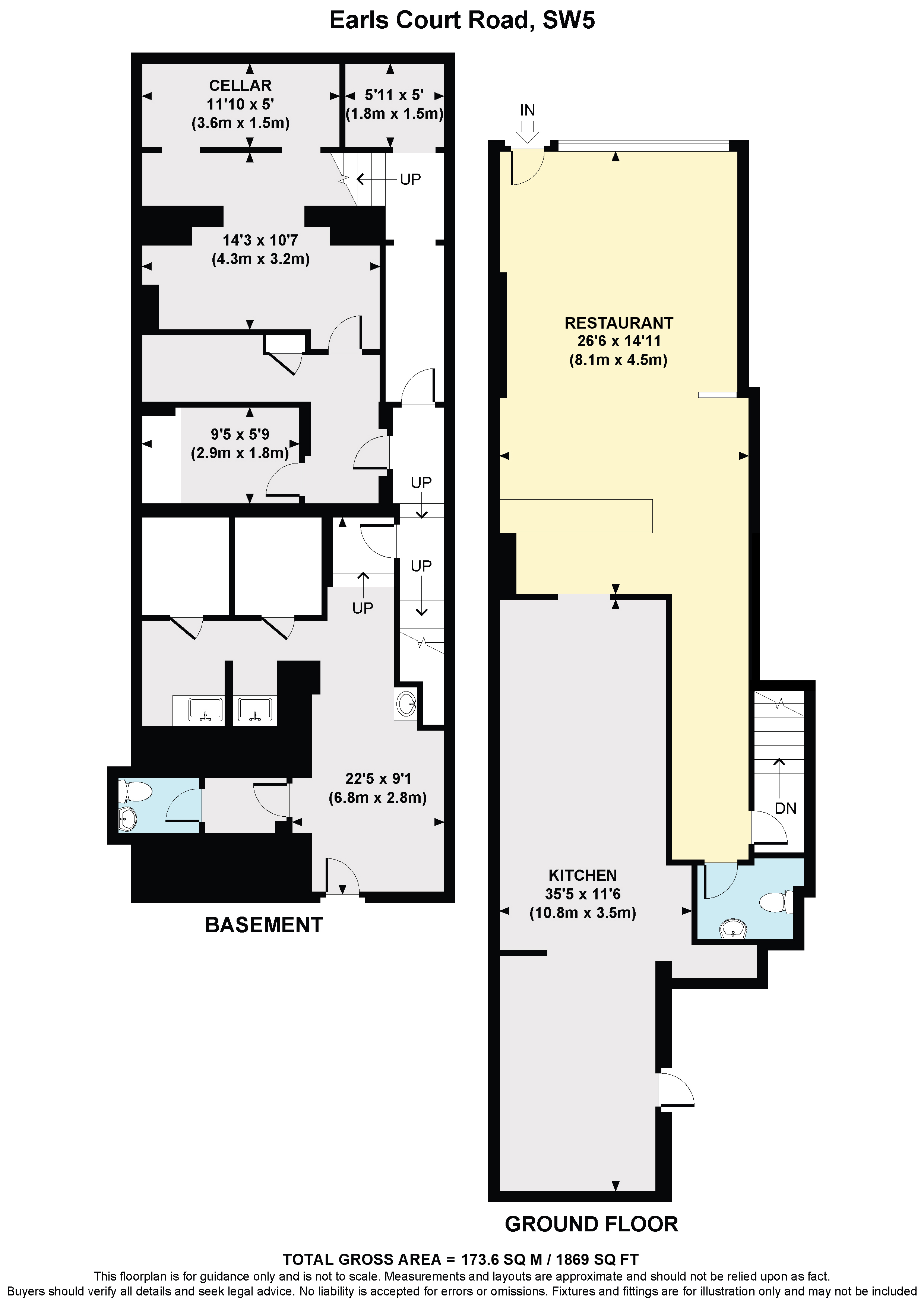 Earls Court Road, London floorplan
