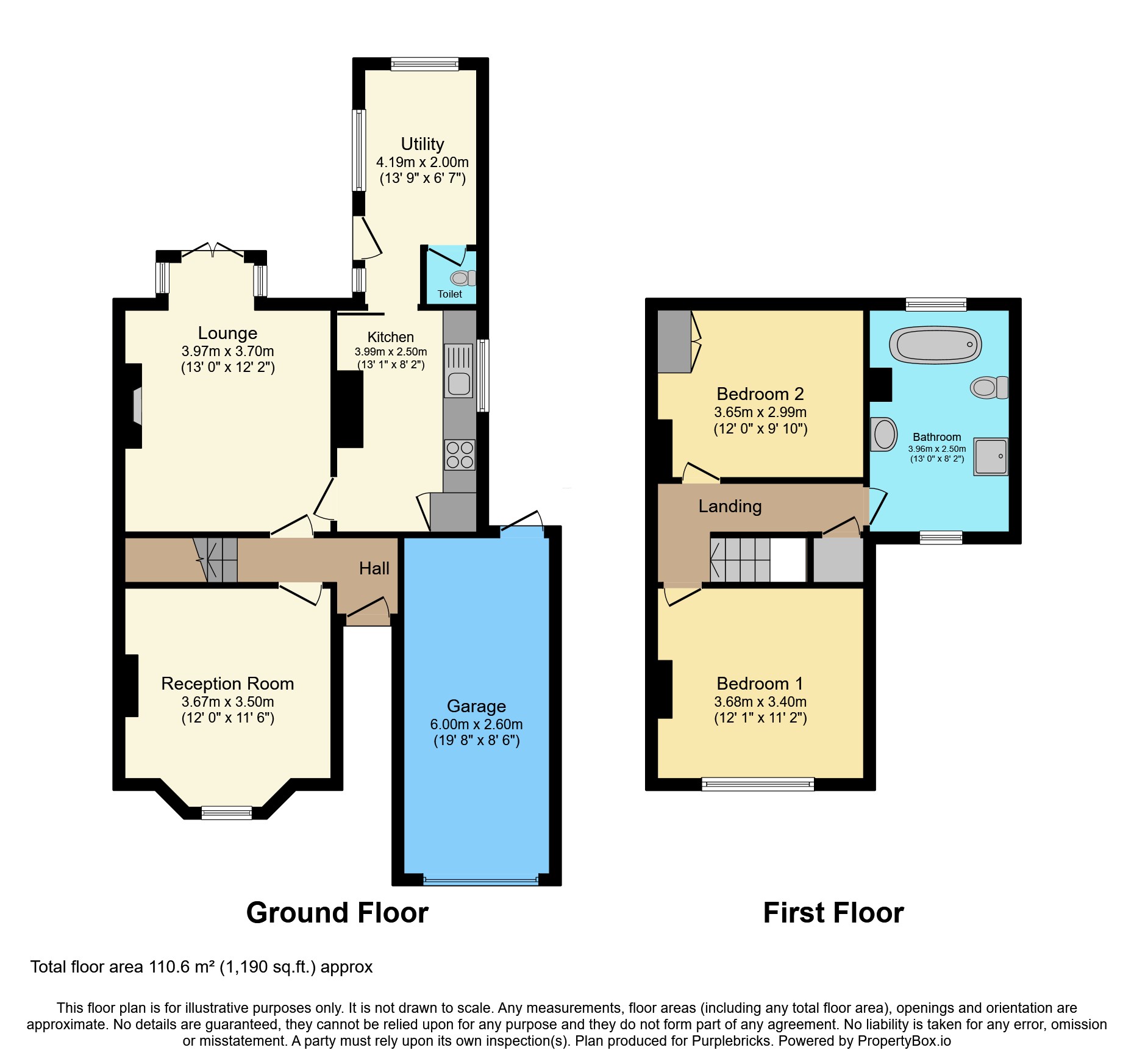 64, Corporation Street, Wednesbury floorplan