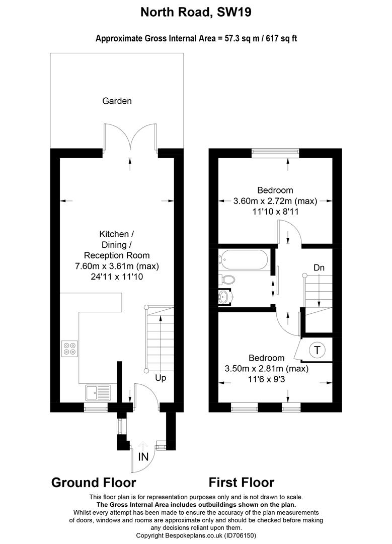 232, North Road, Wimbledon floorplan