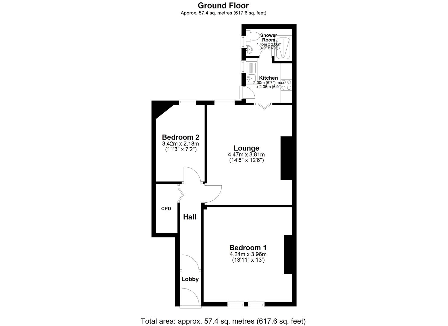 9, Mindrum Terrace, North Shields floorplan