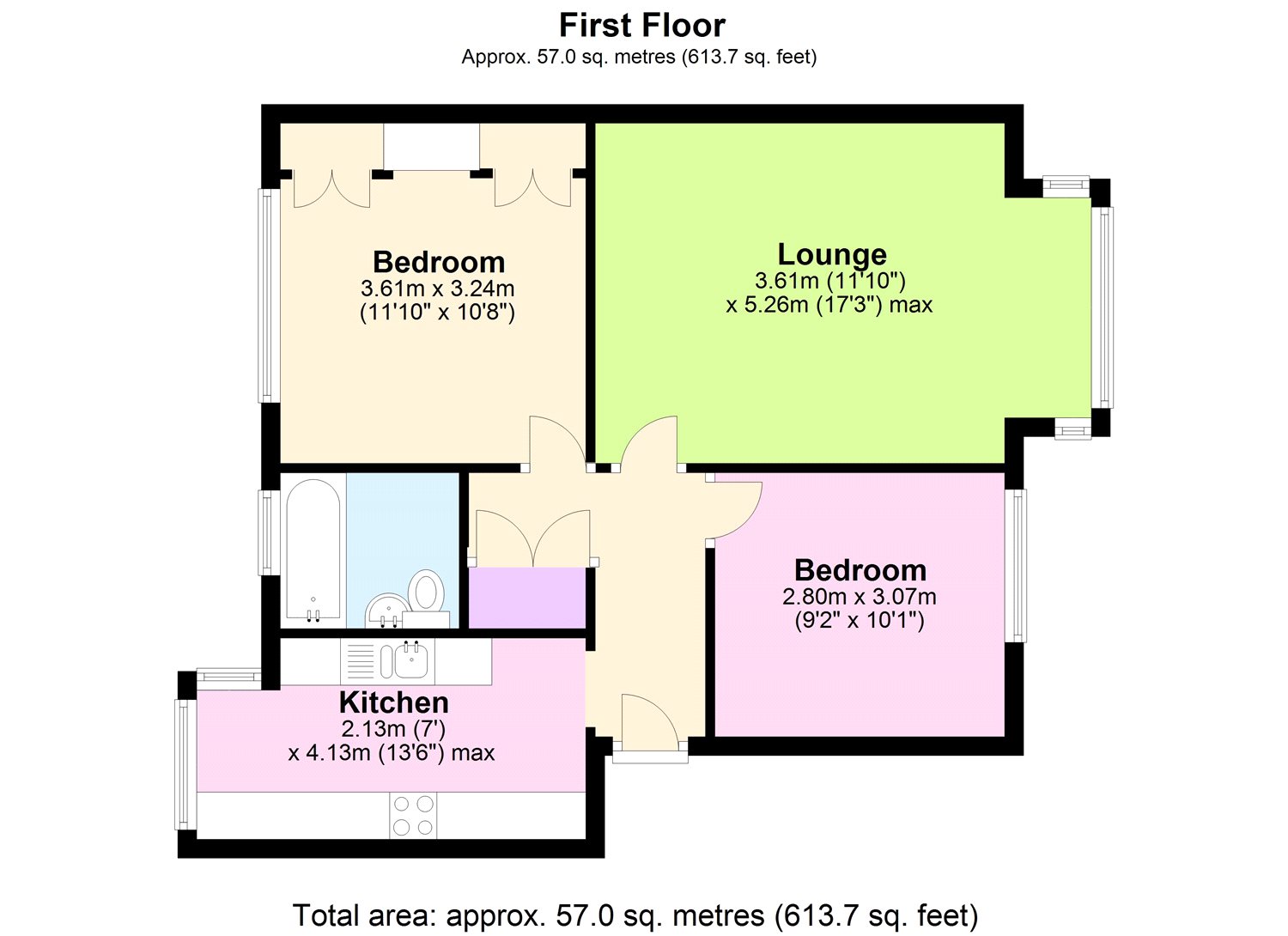 2 Bedrooms Flat to rent in The Squirrels, Belmont Hill, London SE13