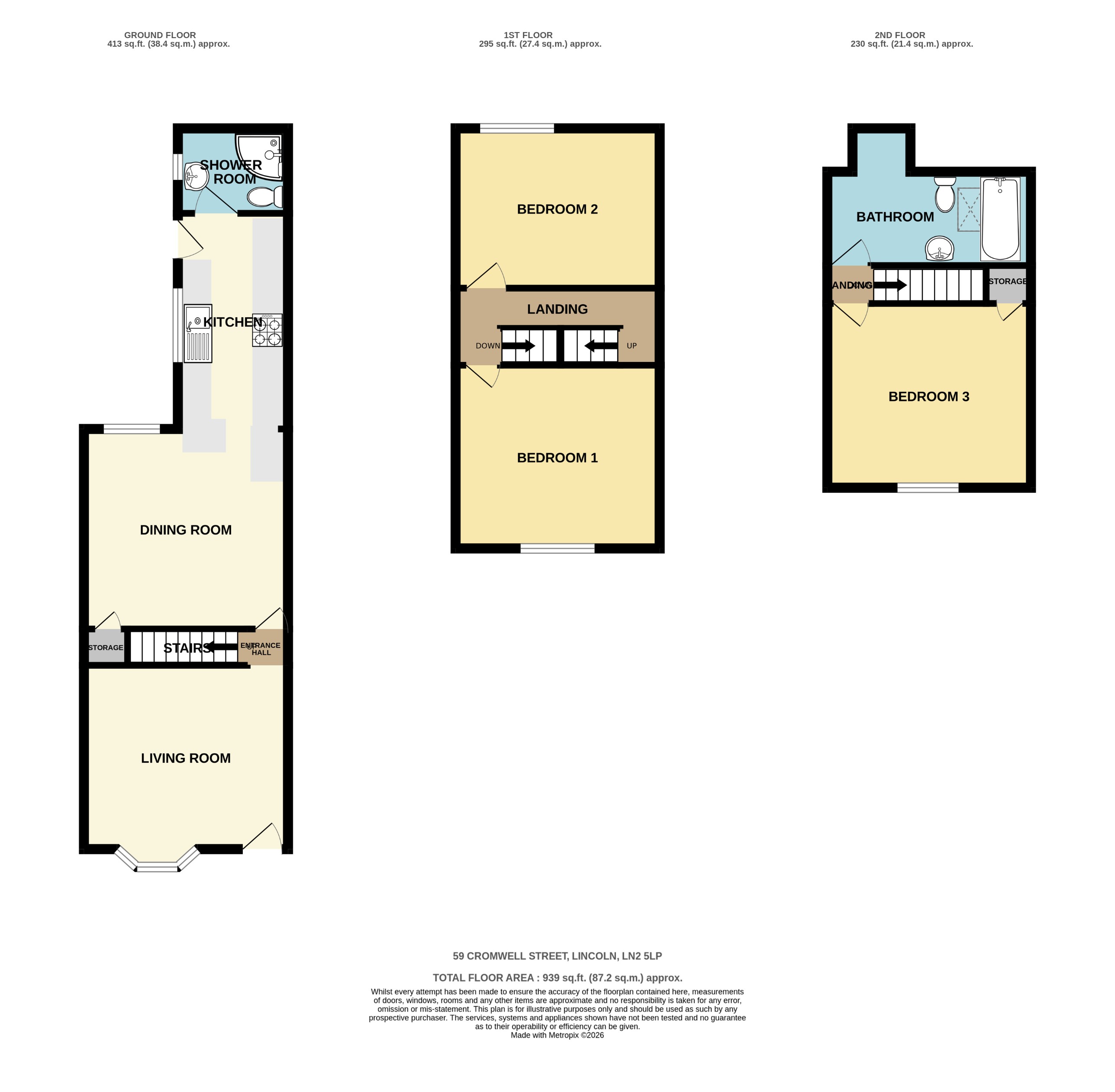 Cromwell Street, Lincoln floorplan