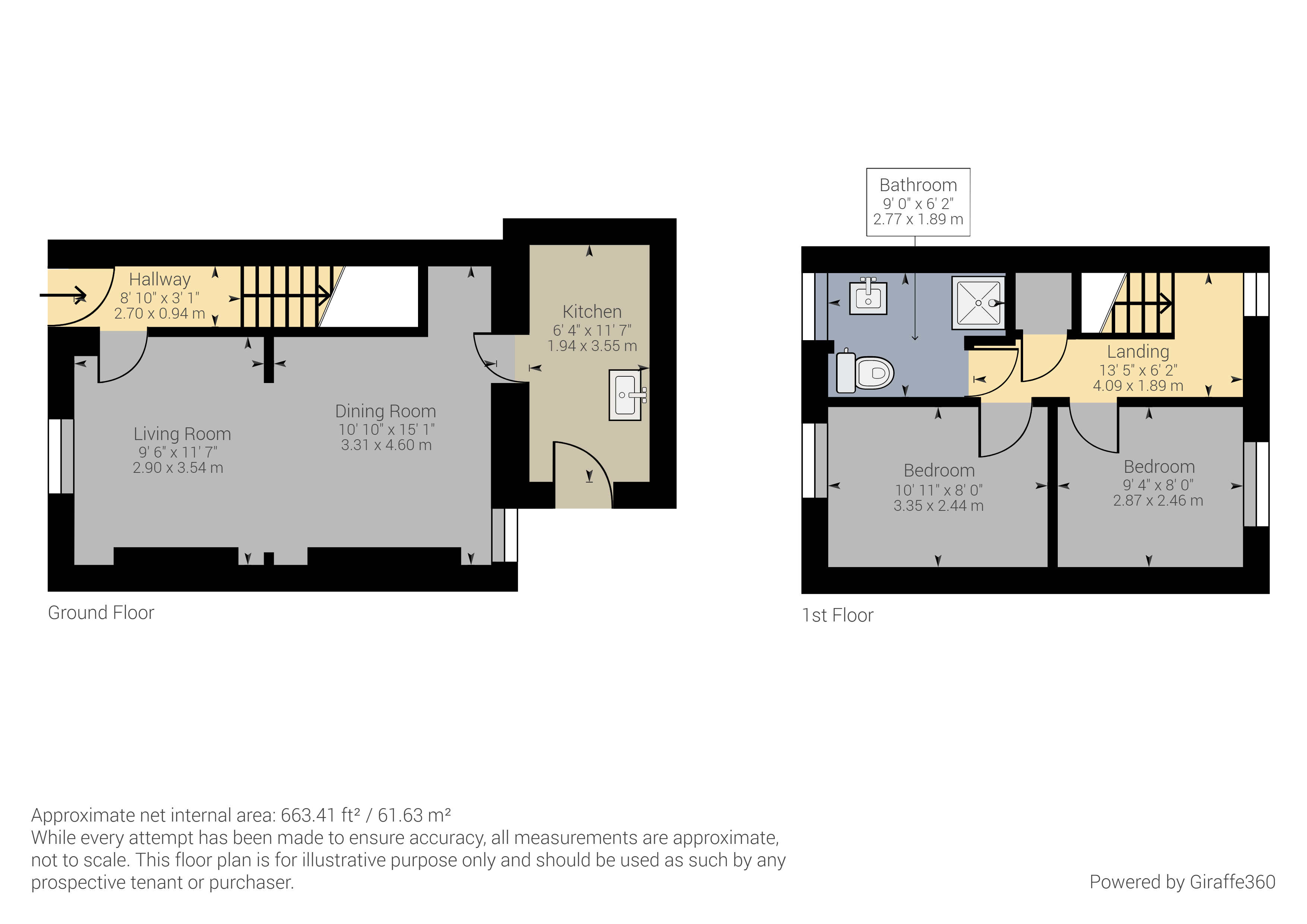 Cwm Road, Waunlwyd, Ebbw Vale, Gwent NP23, 2 bedroom terraced house for