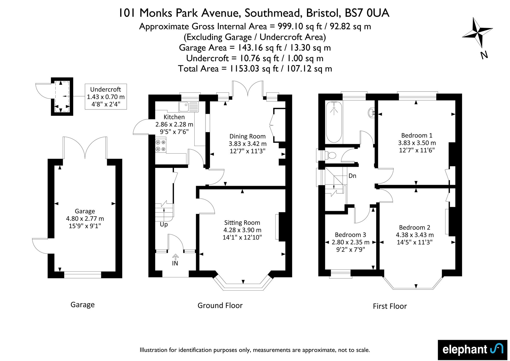 101 Monks Park Avenue, Bristol floorplan