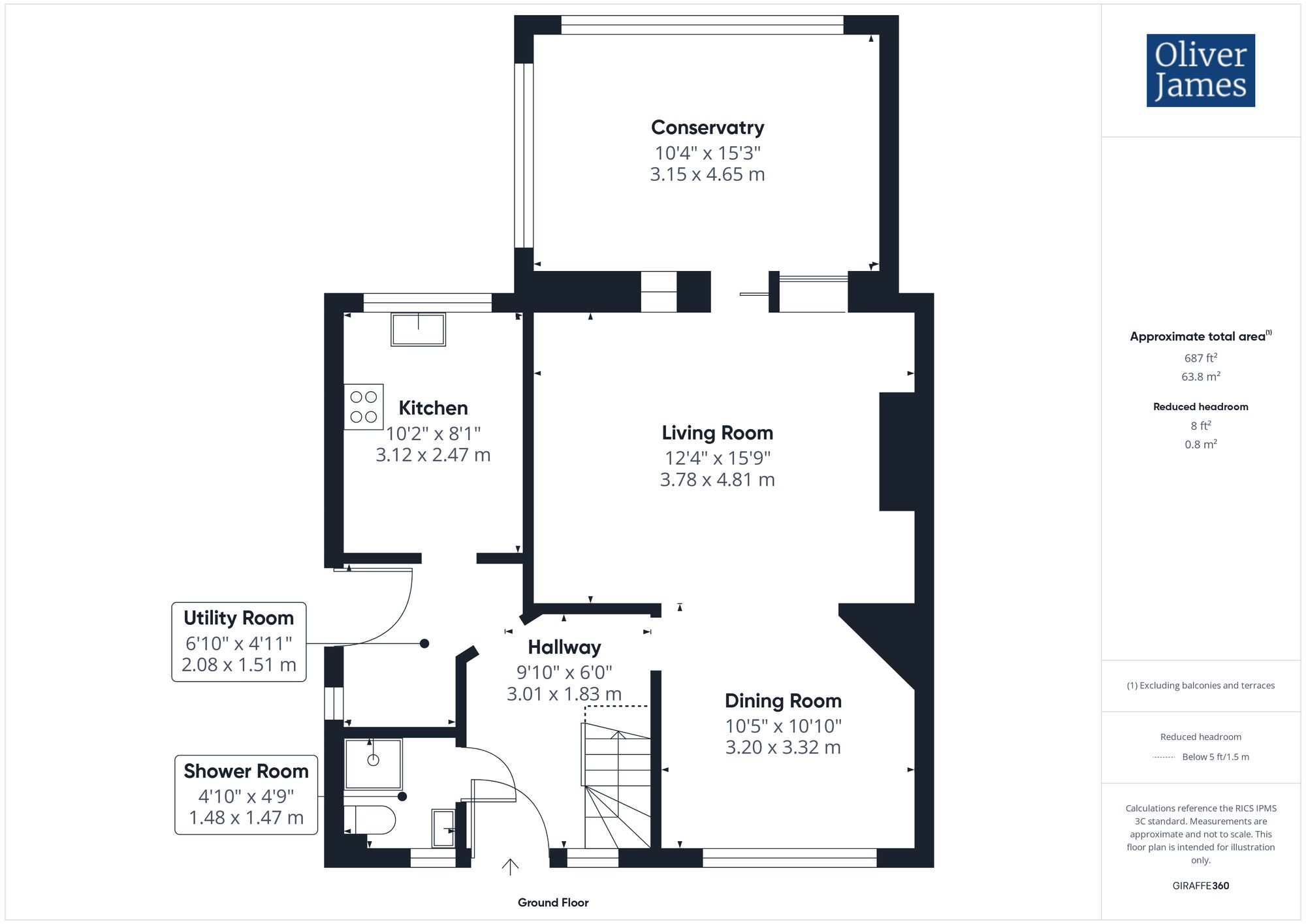 26 Oaklands Avenue, Huntingdon floorplan