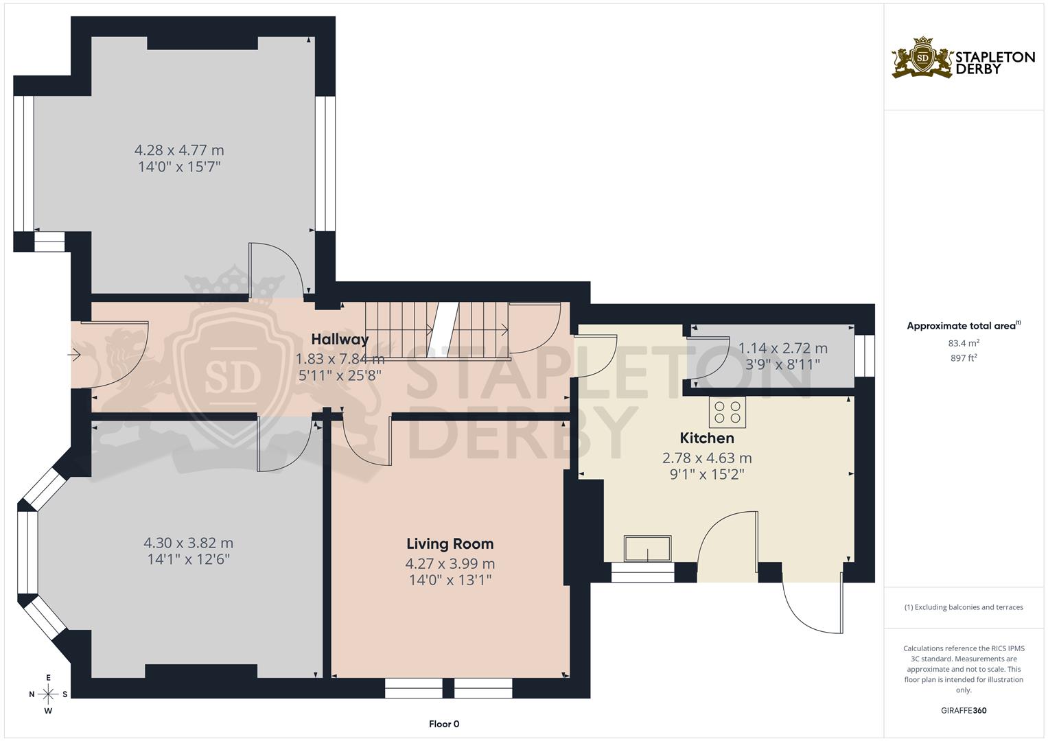 359, Manchester Road, Warrington floorplan