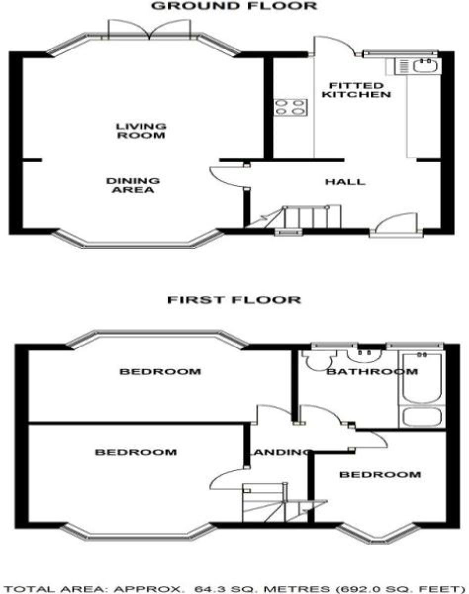 3 Bedrooms Terraced house to rent in Milner Drive Twickenham TW2, Twickenham Tw2,