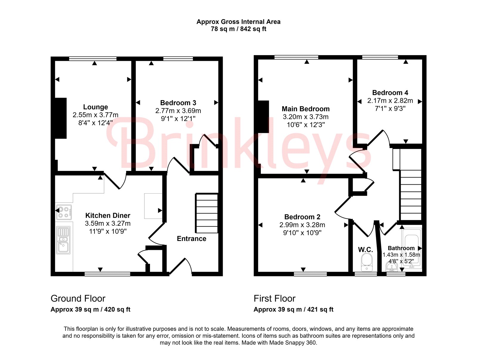200, Stroud Crescent, London floorplan