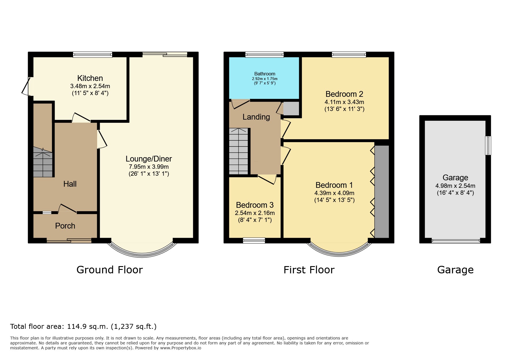 14 Ilmington Close, Leicester floorplan