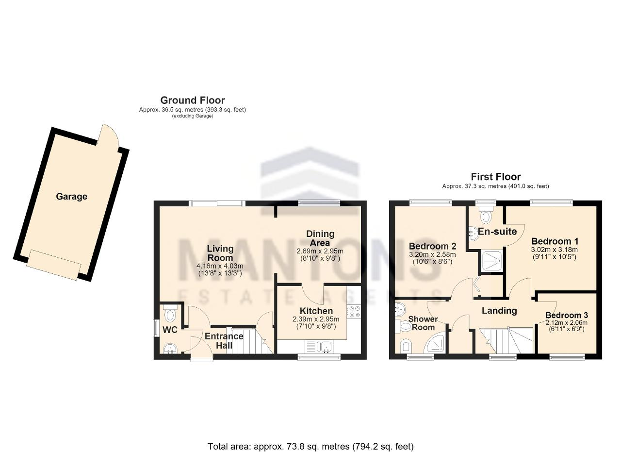 7, Meadhook Drive, Barton Le Clay floorplan