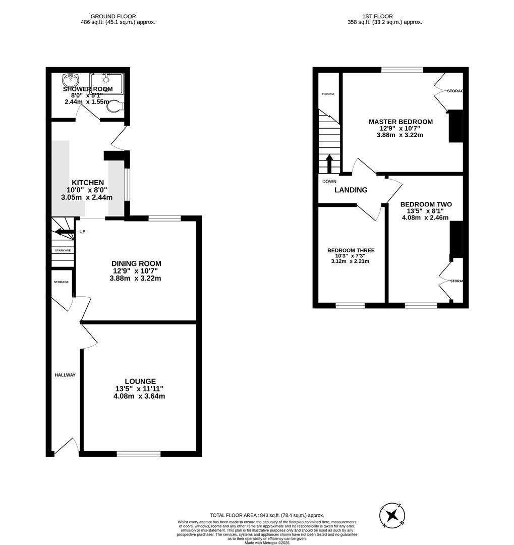 47, Kittlingbourne Brow, Preston floorplan