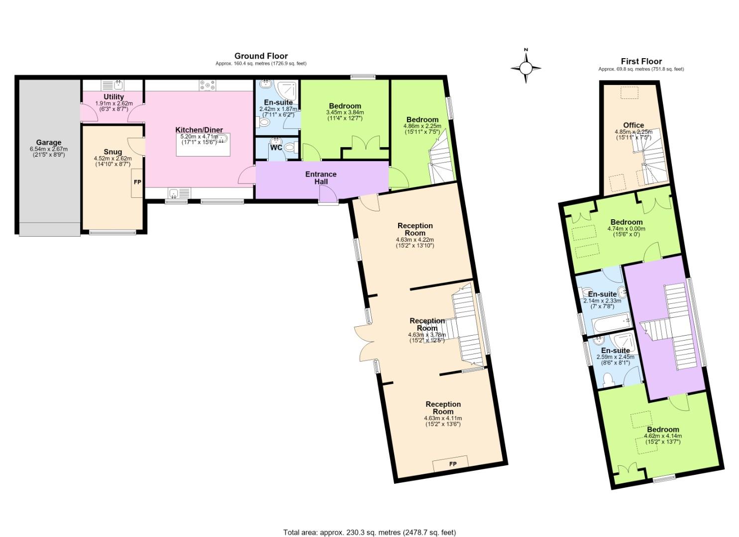 The Threshing Barn, Village Street, Nottingham floorplan