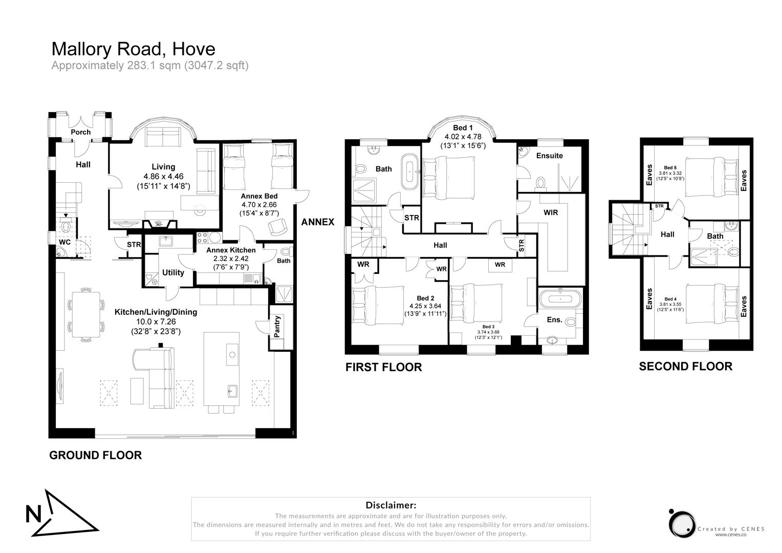 23, Mallory Road, Hove floorplan