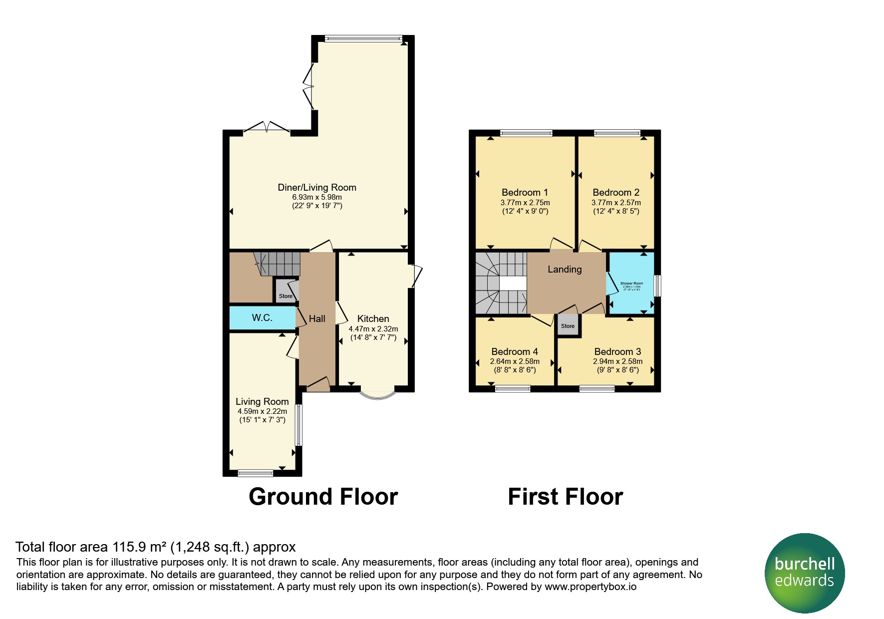 30, Burrow Hill Close, Birmingham floorplan