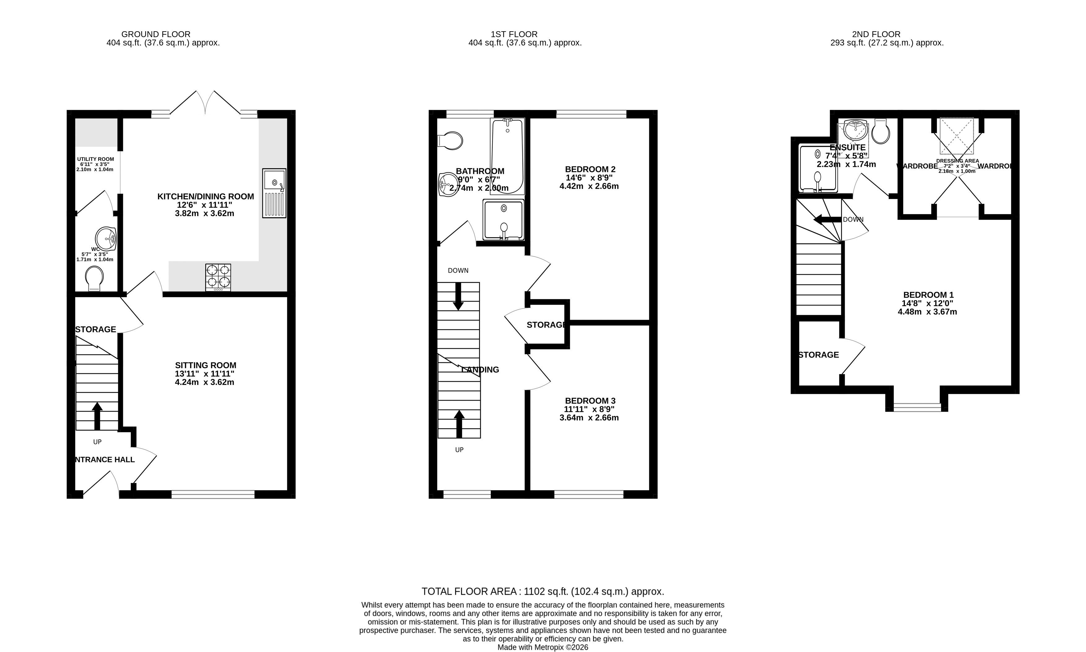 7, Oterhampton Gardens, Weston-Super-Mare floorplan