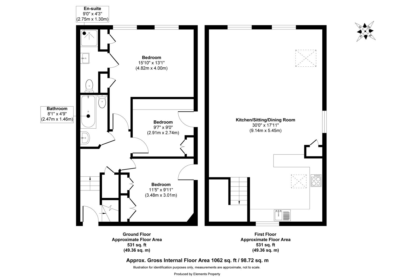 3 Chapel Grove, Western Road, Lewes floorplan