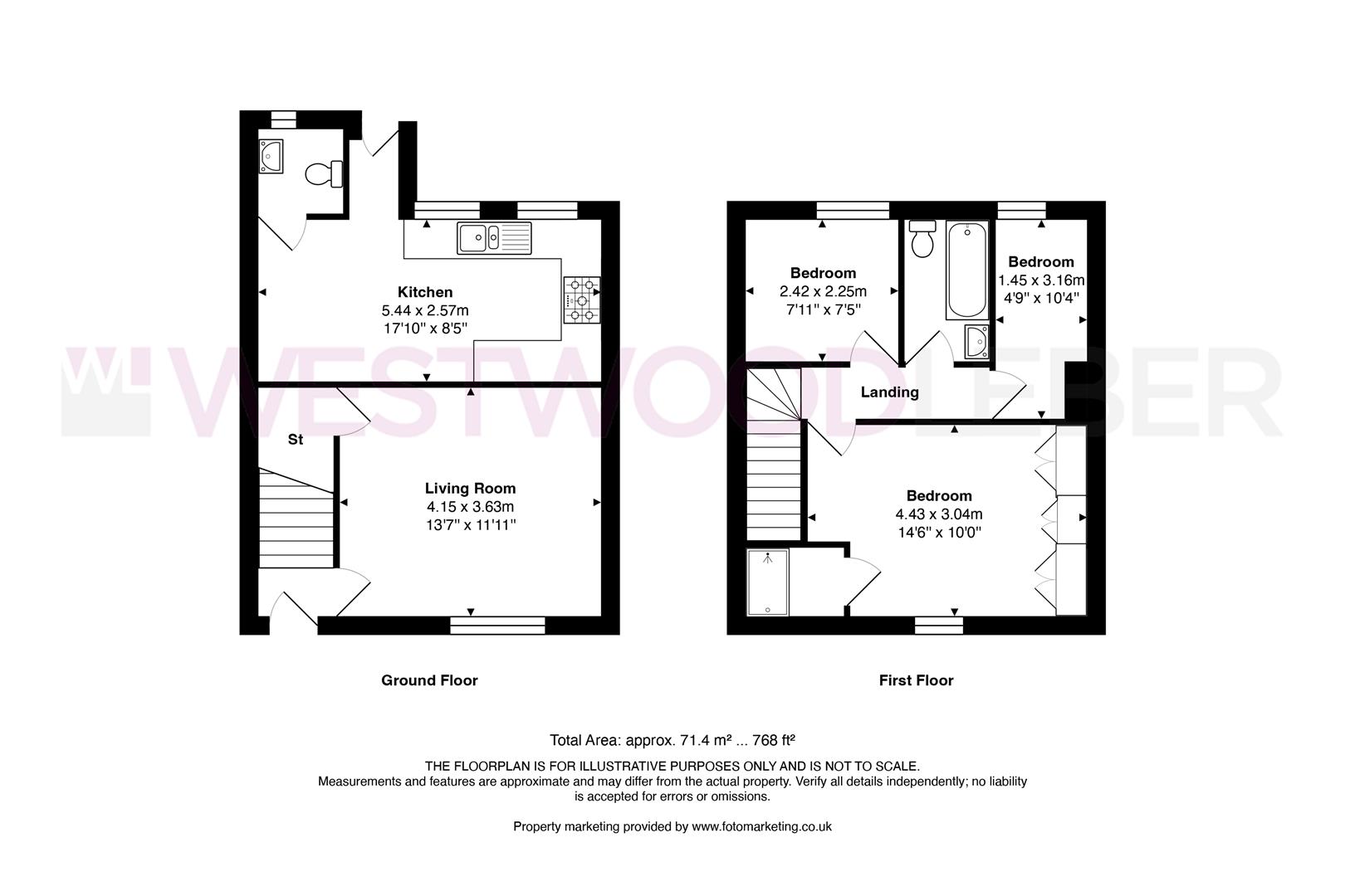8, Woodland Road, Hertford floorplan