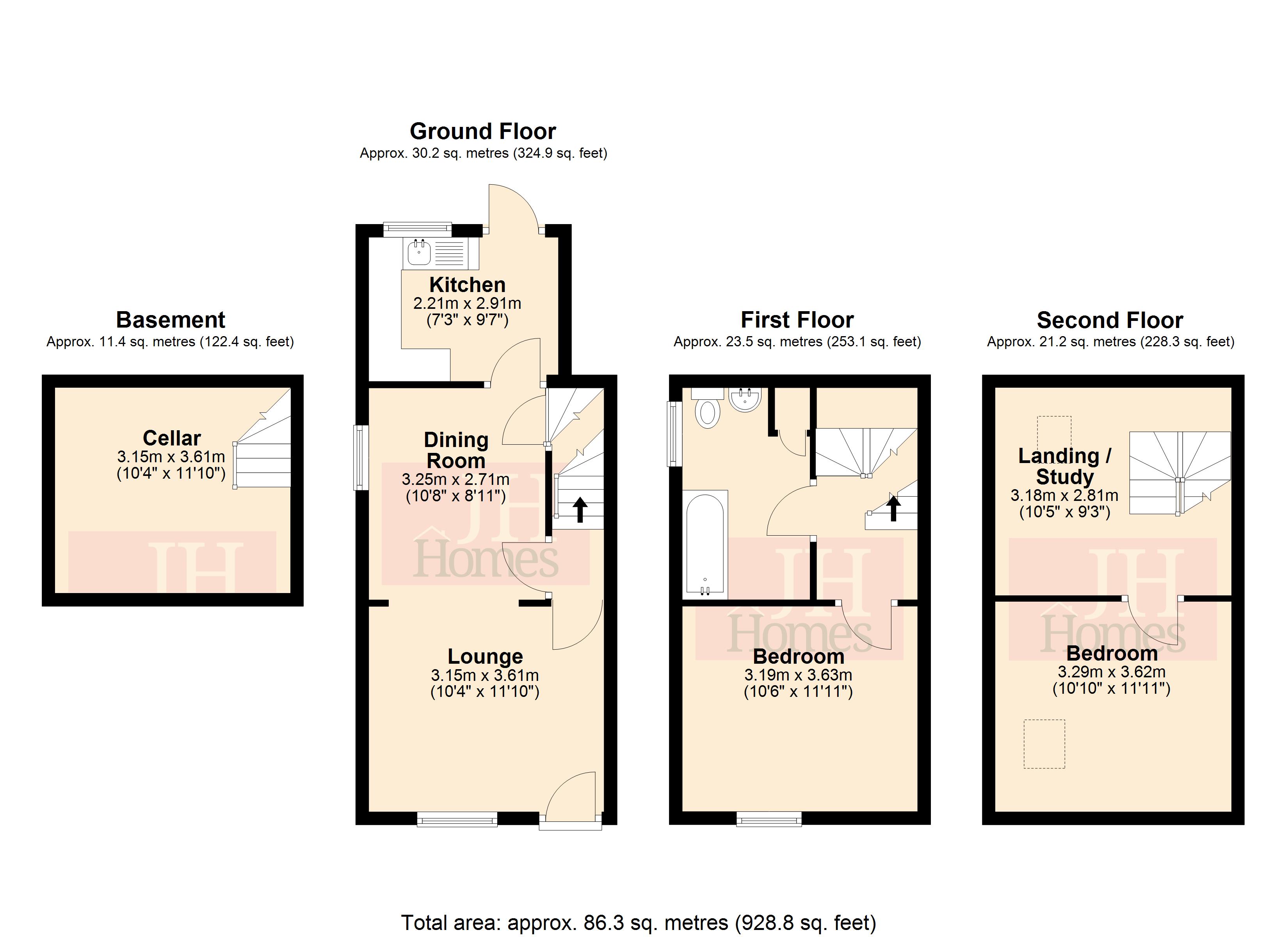 12, The Gill, Ulverston floorplan