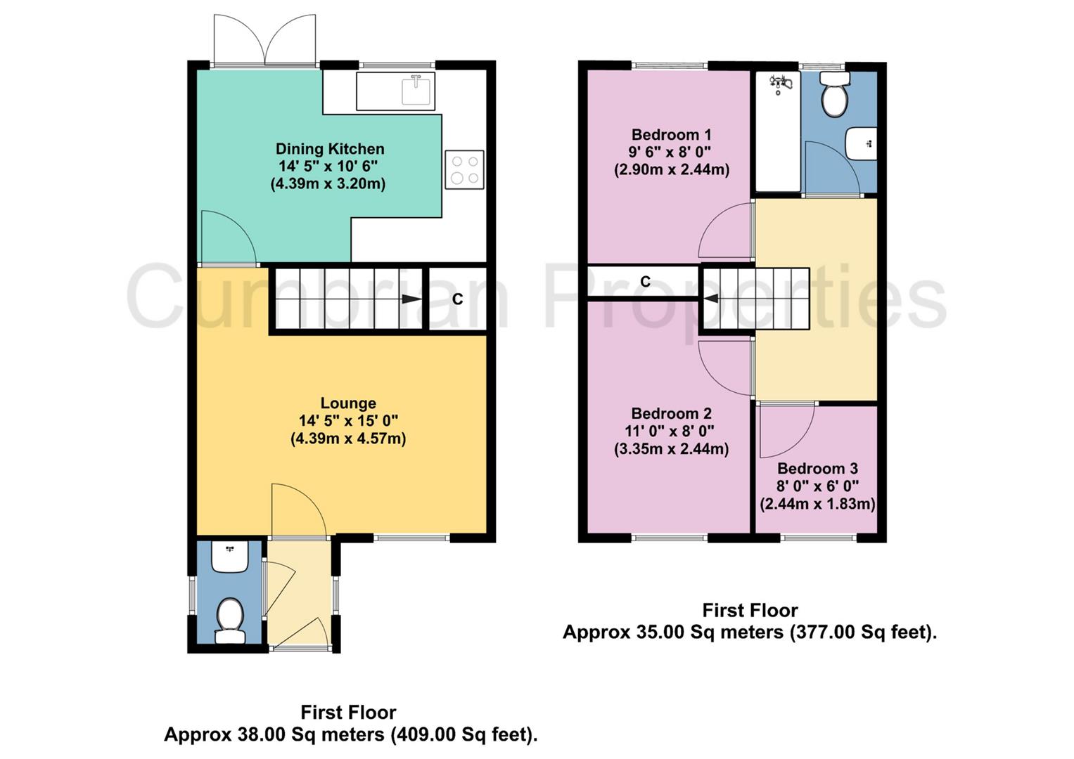 26, Greymoor Way, Carlisle floorplan