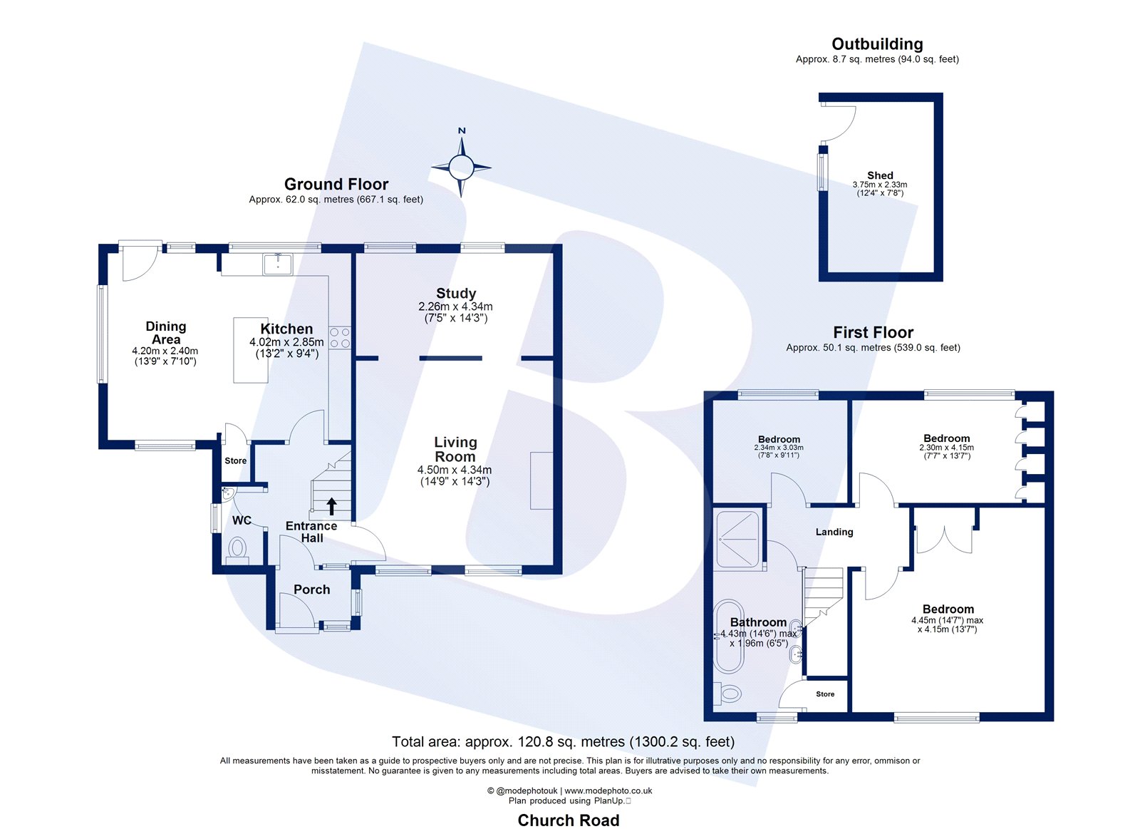 2 Church Cottages,, Church Road, Chelmsford floorplan