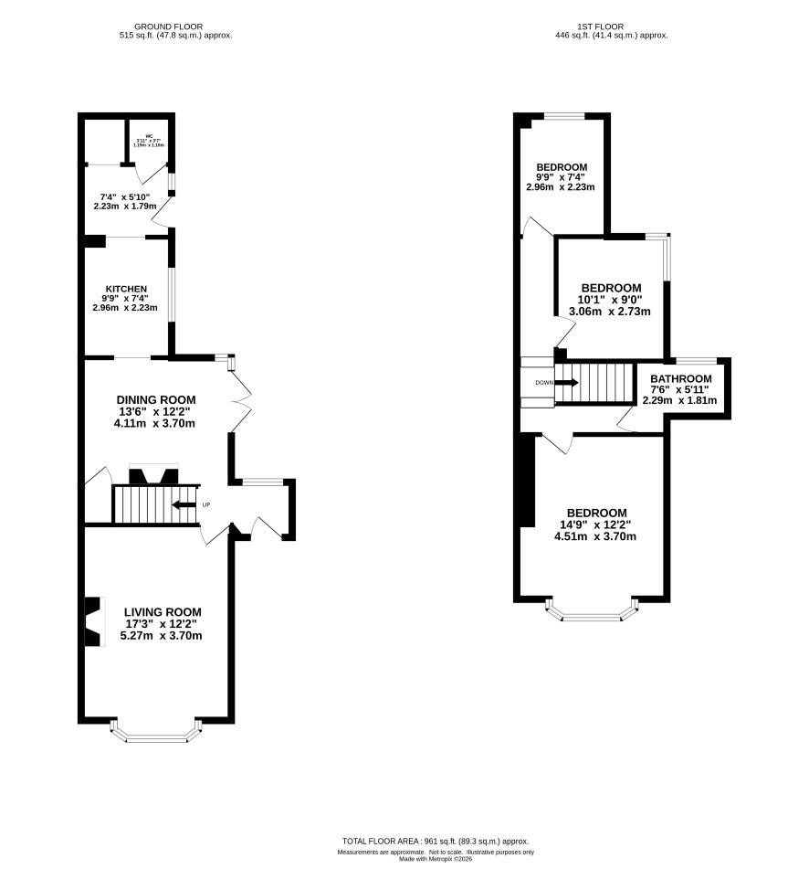 2 Albany Road, Great Yarmouth floorplan