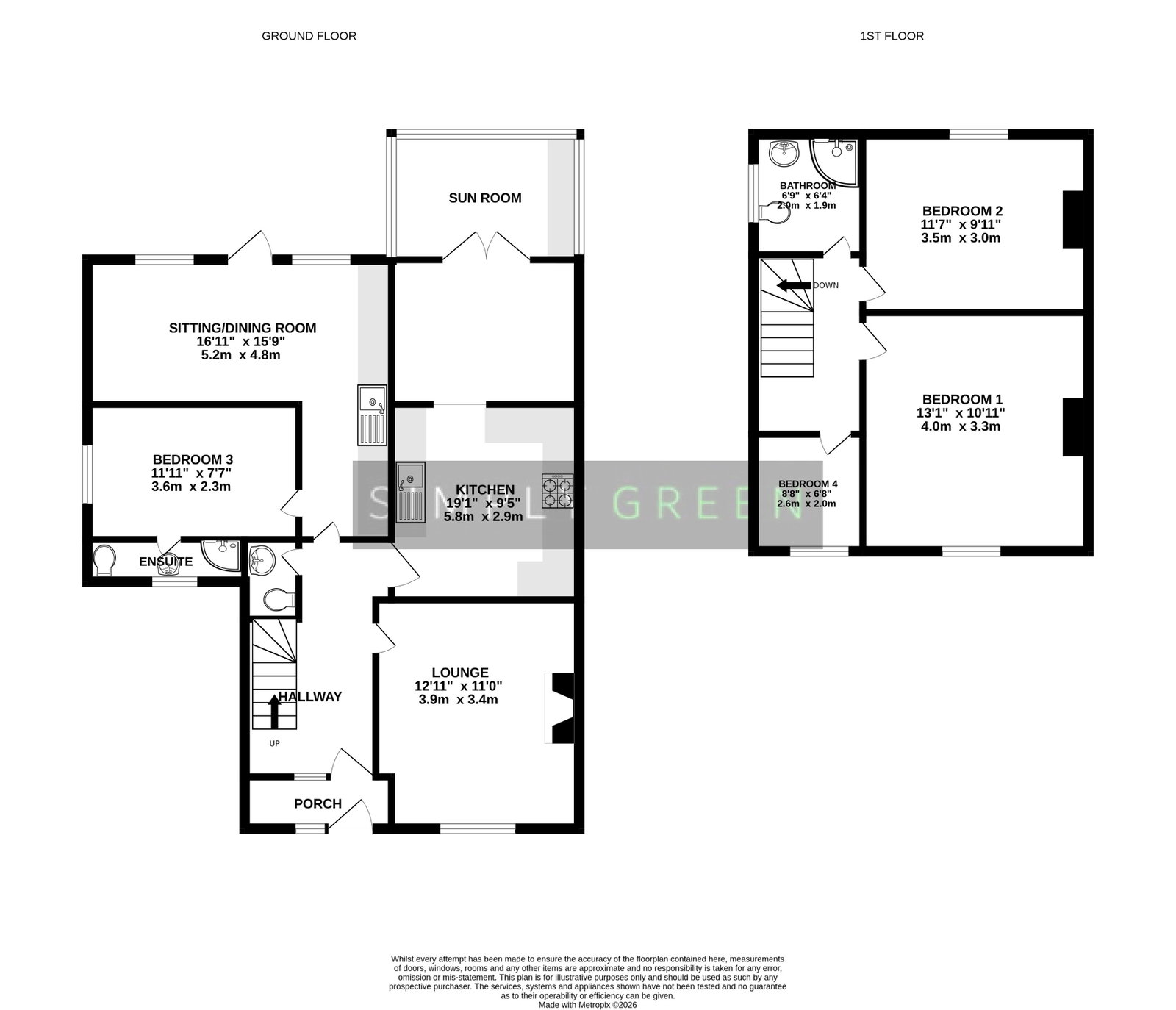 13, Gothic Road, Newton Abbot floorplan