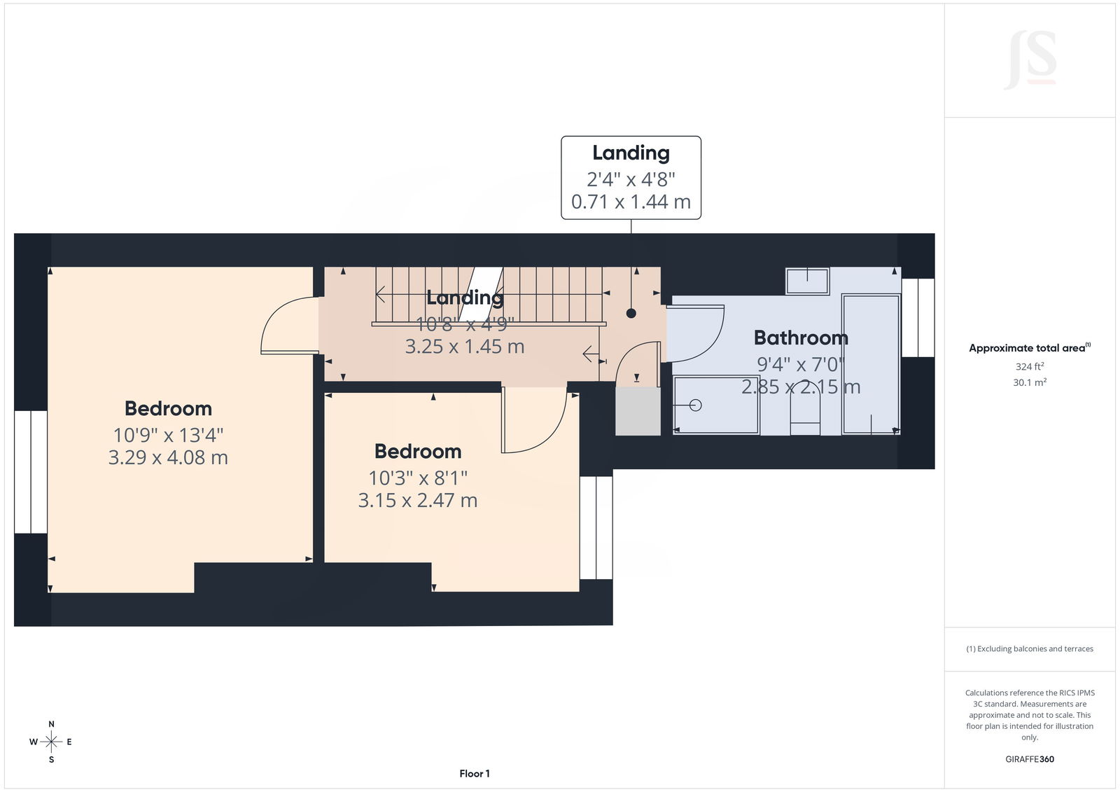 28, Elm Grove, Worthing floorplan