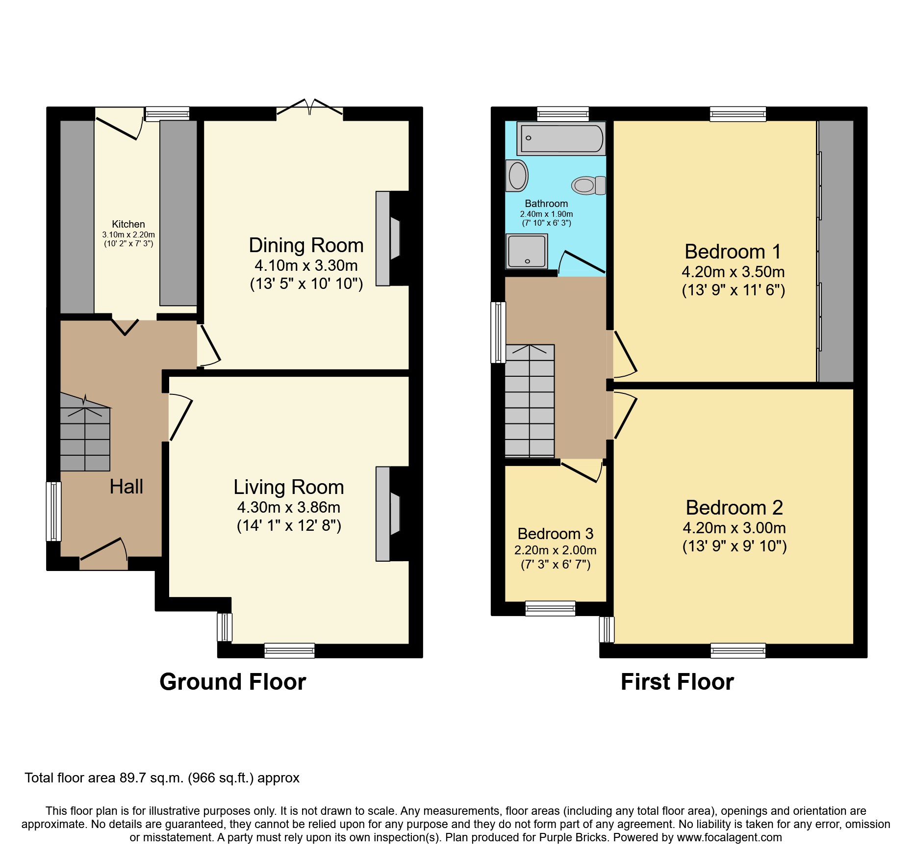 Bromley Mount, Wakefield WF1, 3 bedroom semidetached house for sale