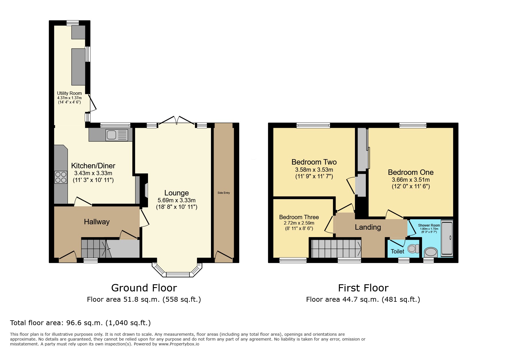 22 Chester Road, Leicester floorplan