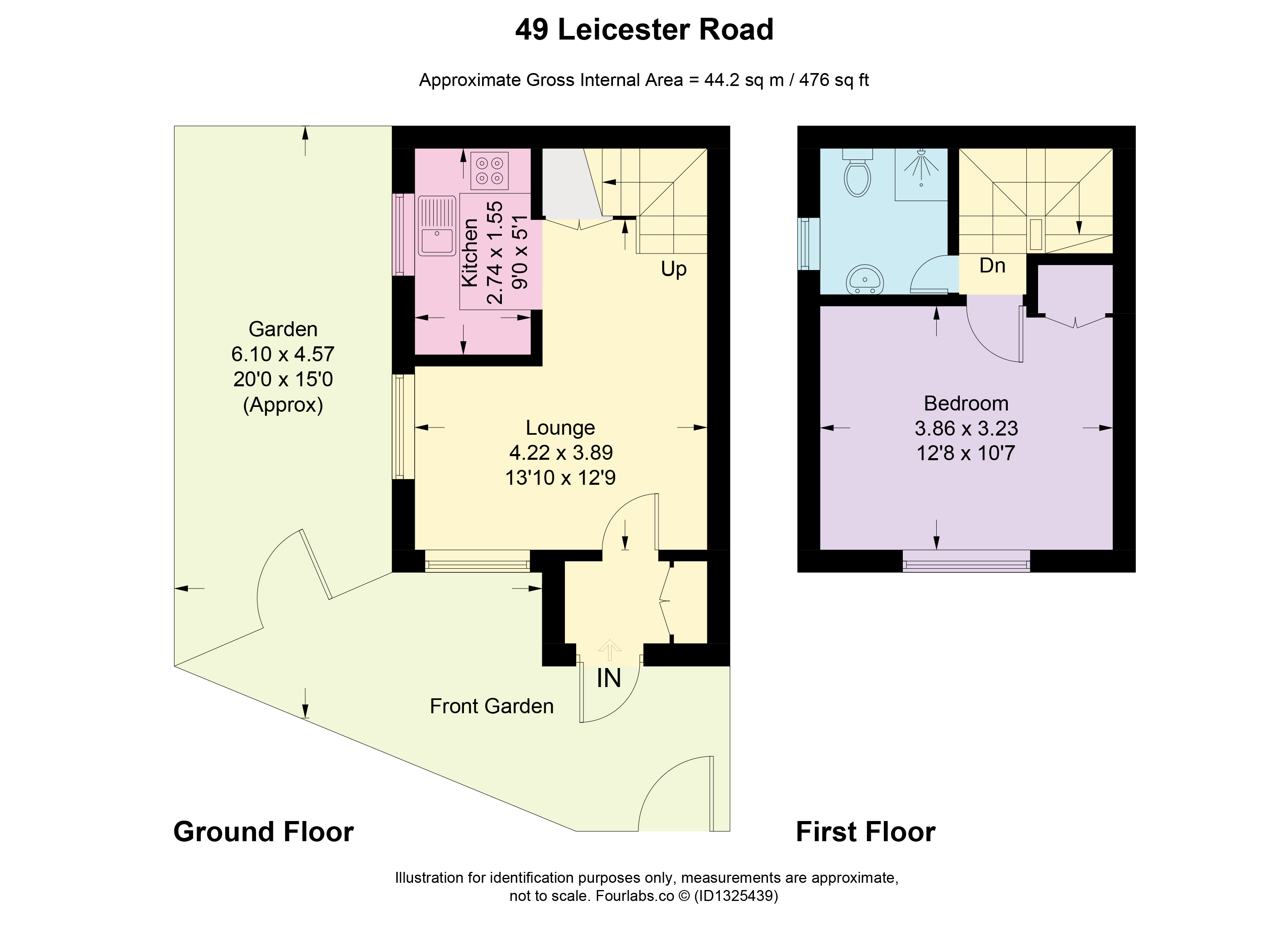 49, Leicester Road, Barnet floorplan