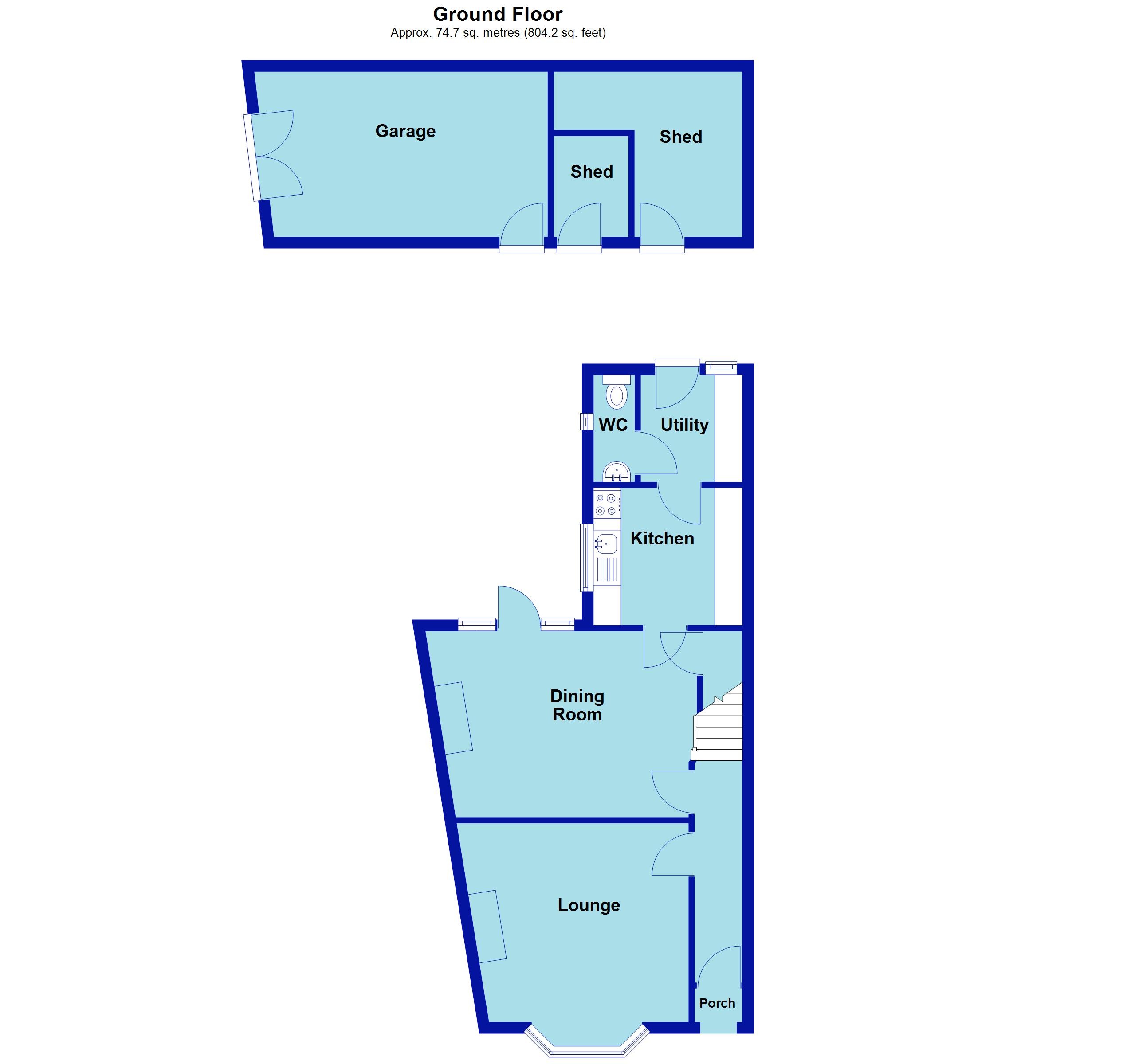 47, Percy Road, WOODFORD HALSE floorplan
