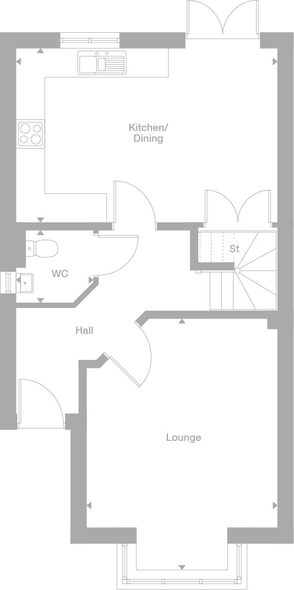 New home, 4 bed detached house for sale in "Esk" at Joe Lane, Catterall, Preston PR3 Zoopla