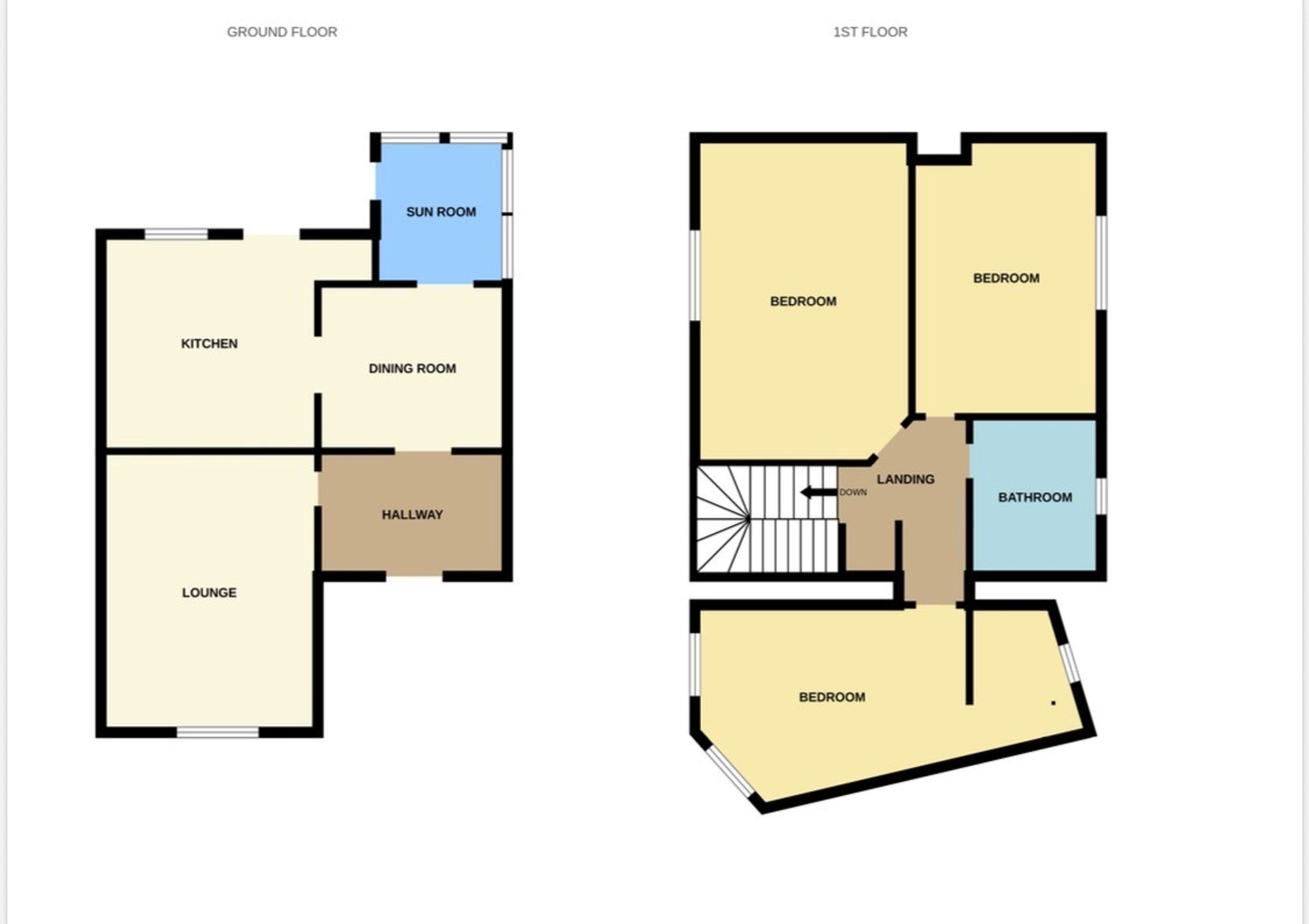 1 Castle Terrace, Leven floorplan