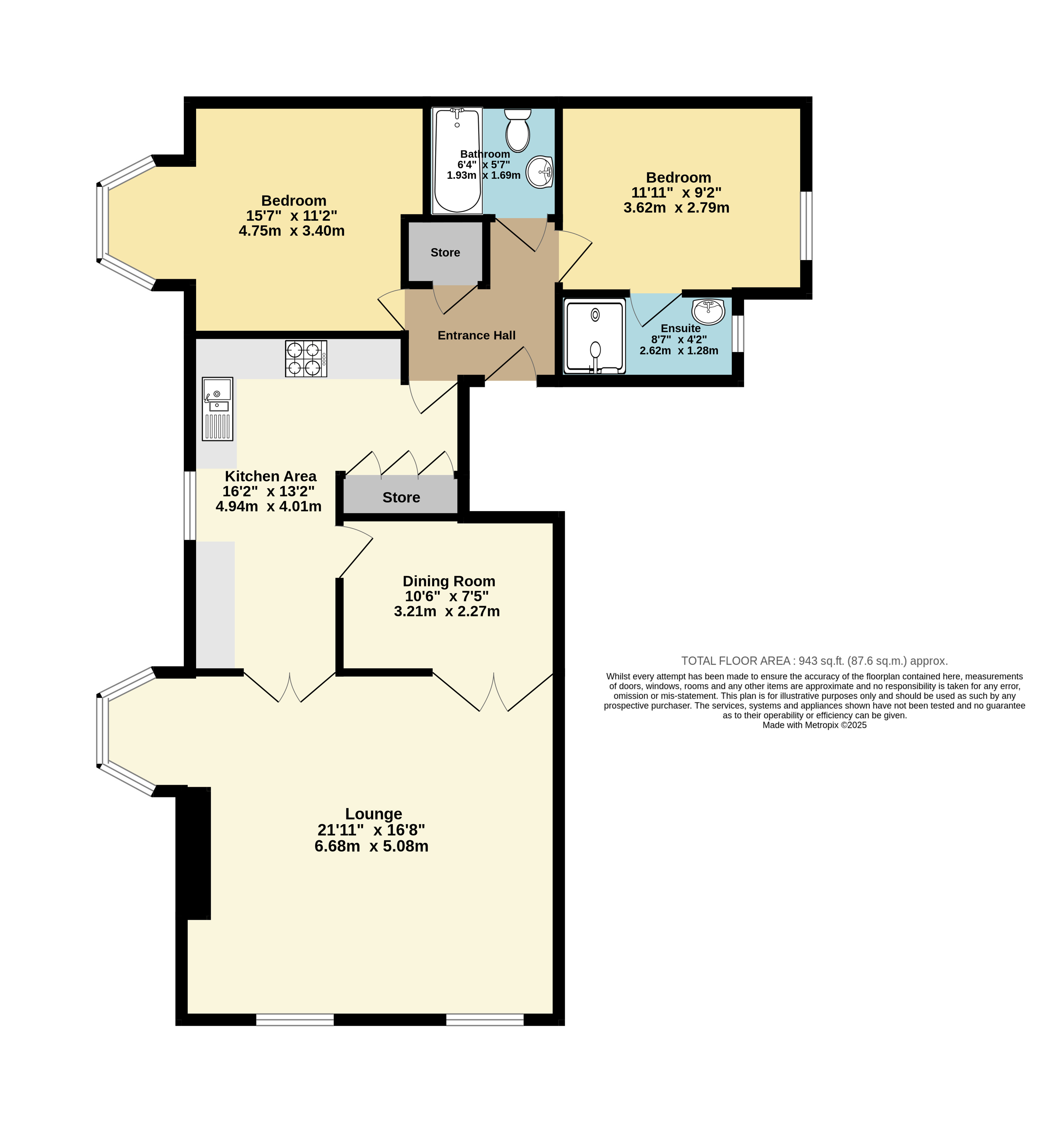Flat 2, Sunny Mead Court, Herne Bay floorplan