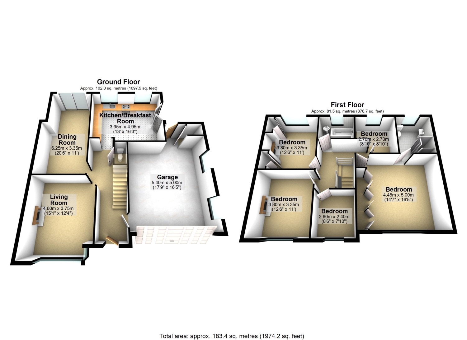 2, Hythe Field Avenue, Egham floorplan