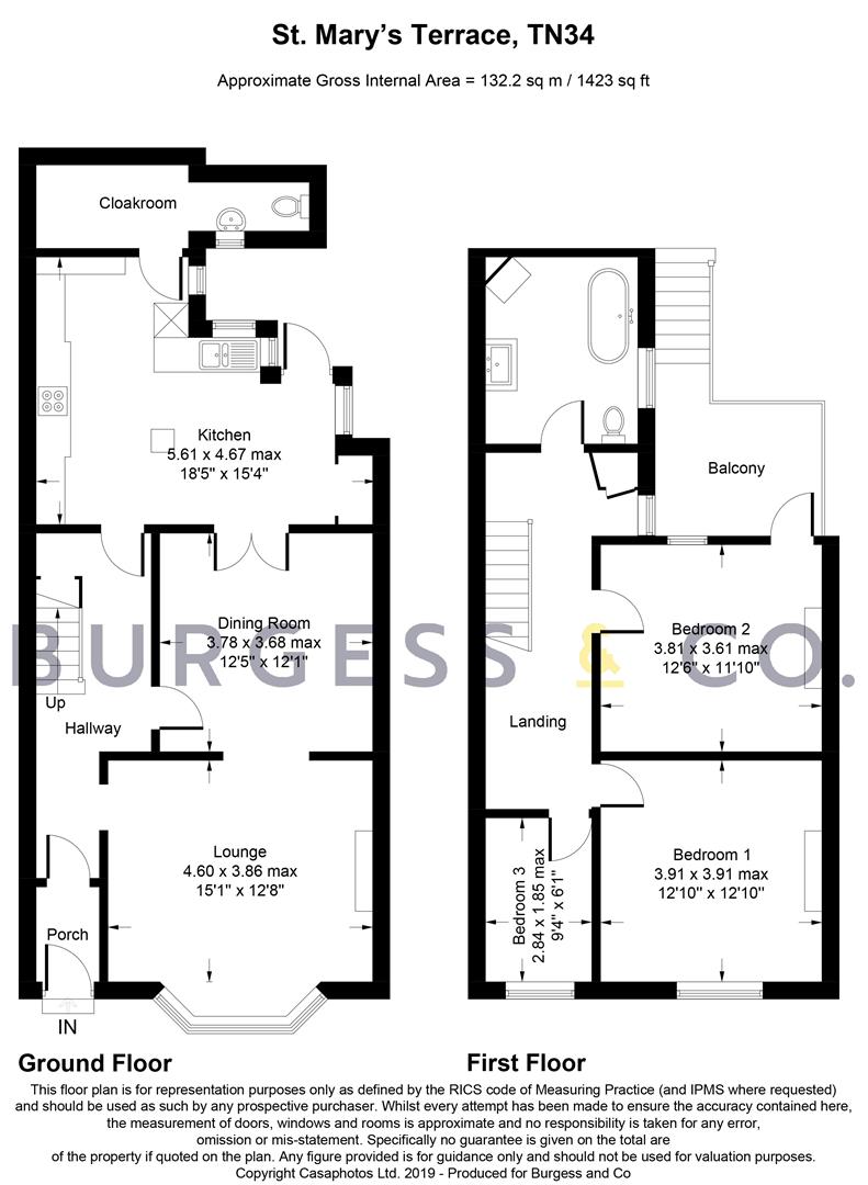St. Marys Terrace, Hastings TN34, 3 bedroom property for sale