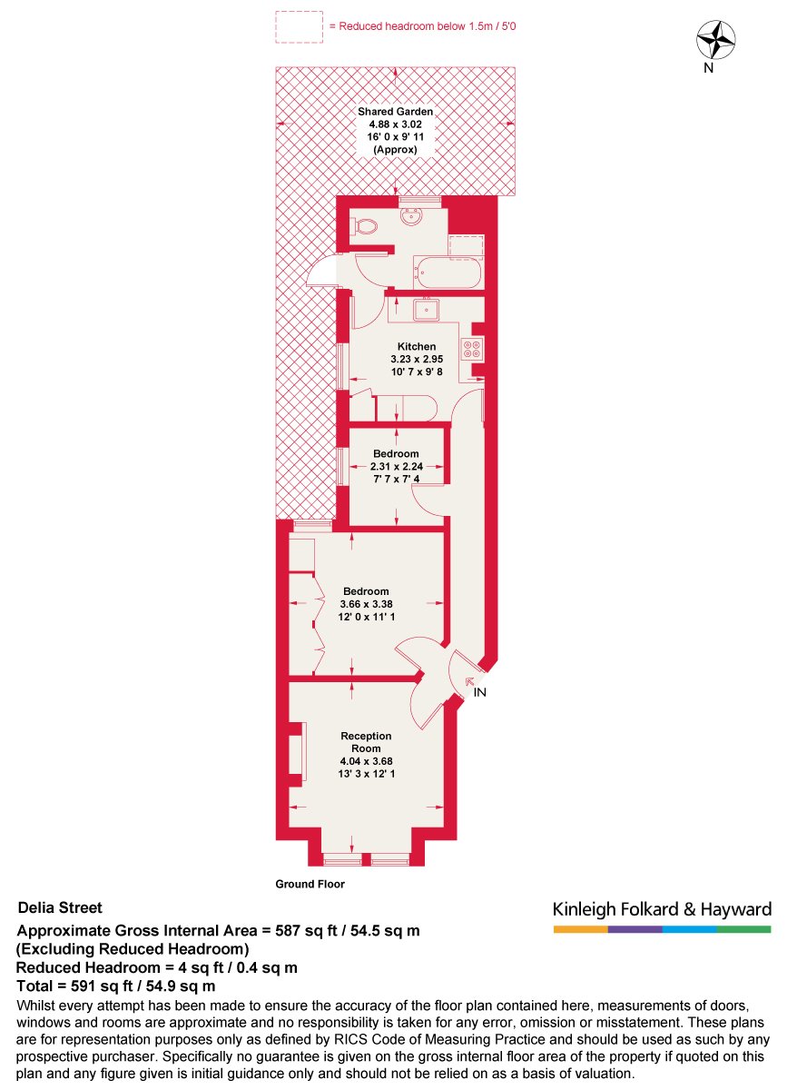 13, Delia Street, London floorplan