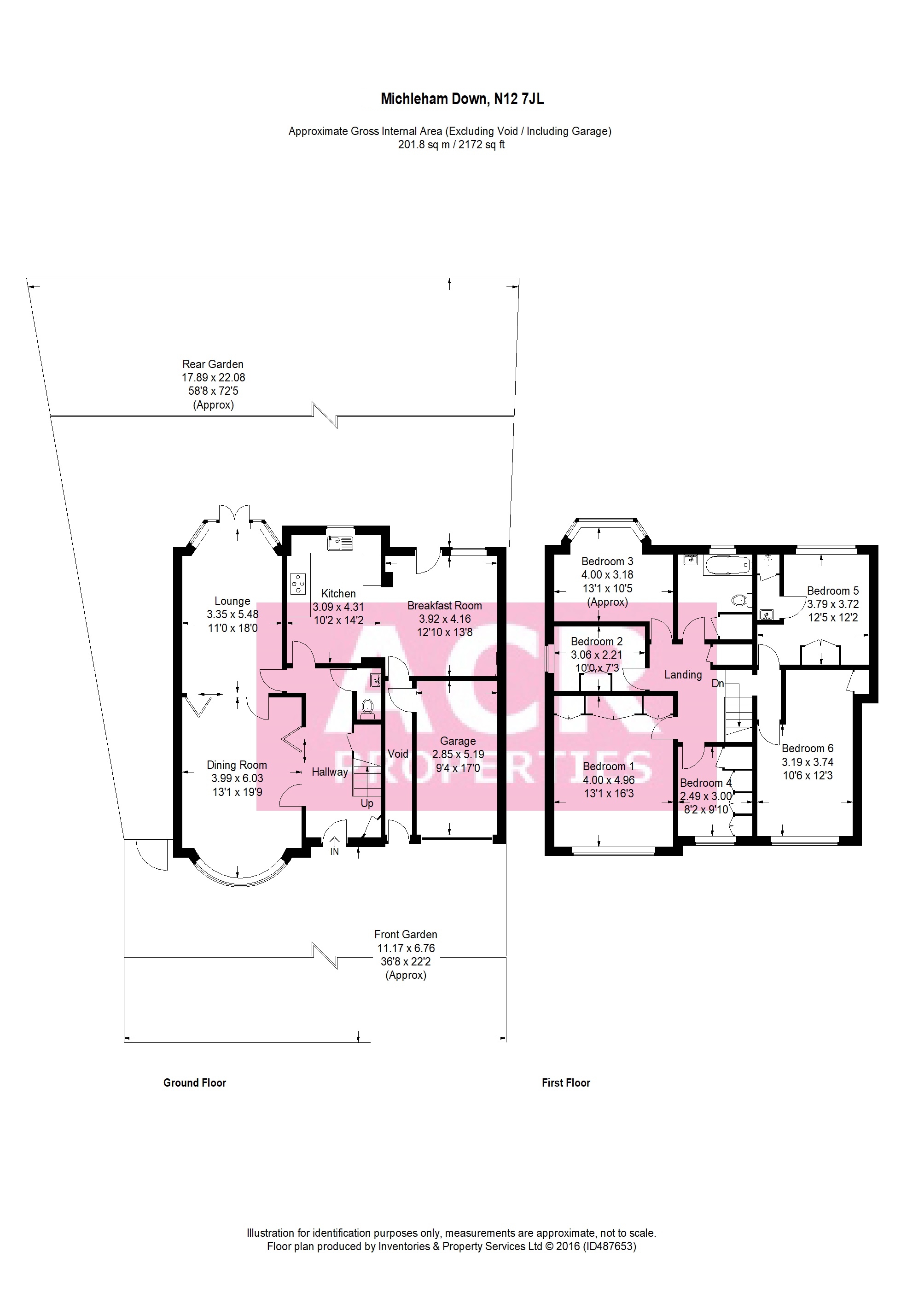 6 Bedrooms Detached house to rent in Michleham Down, Woodside Park N12