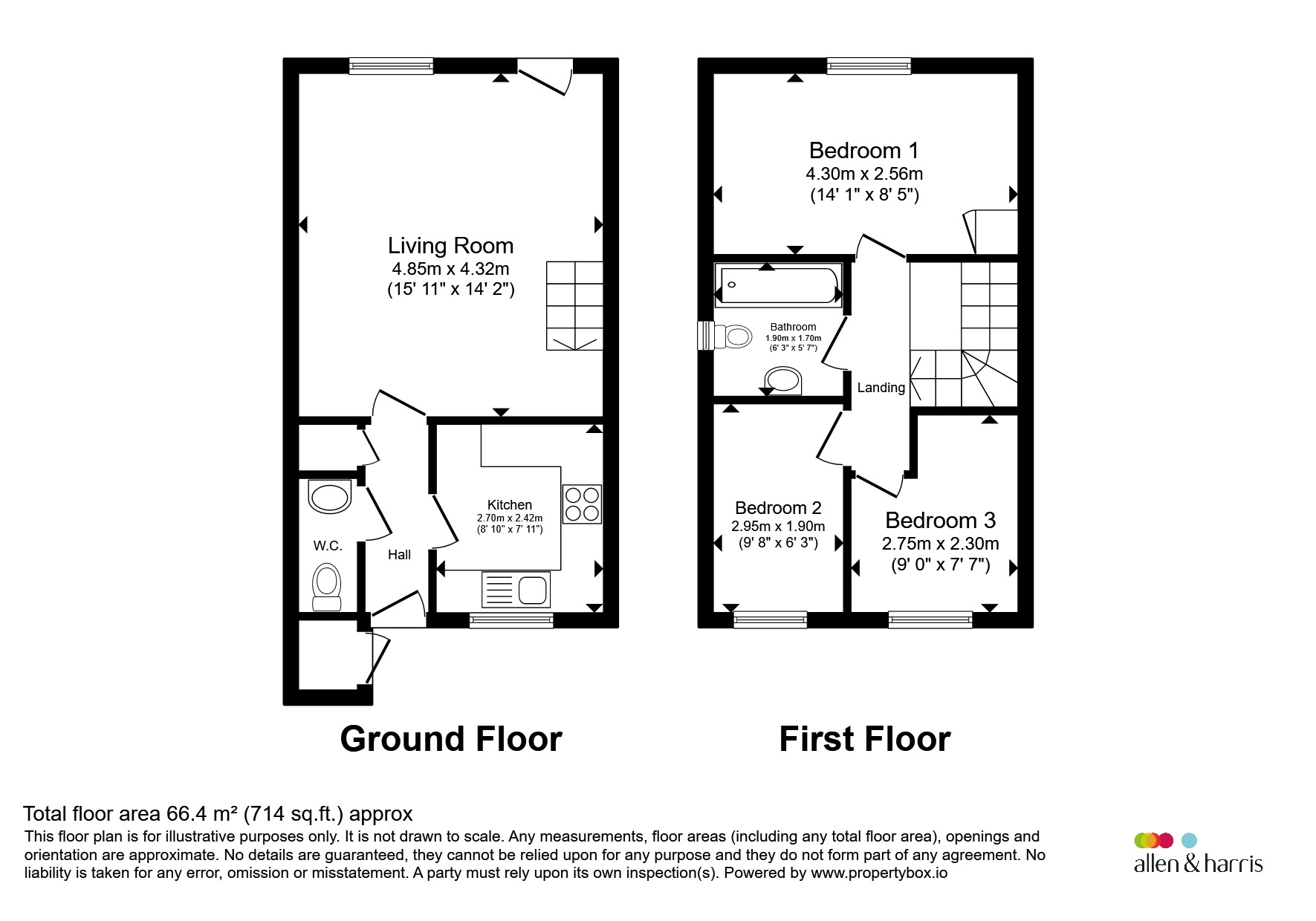 45, Whitley Mead, Bristol floorplan