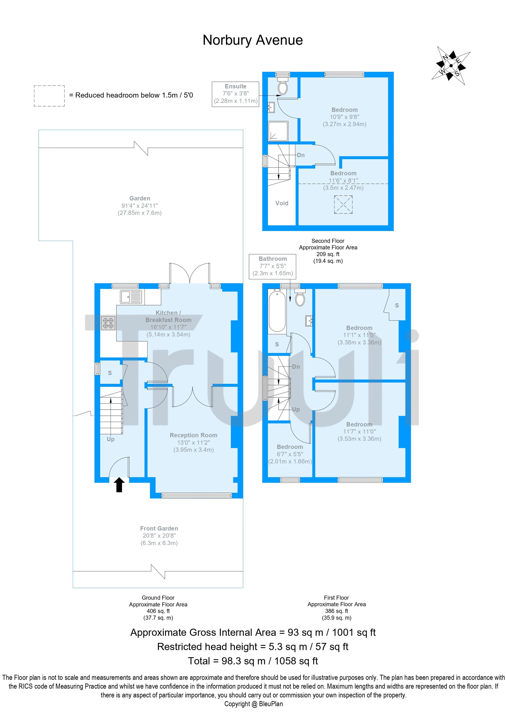 22 Norbury Avenue, Thornton Heath floorplan
