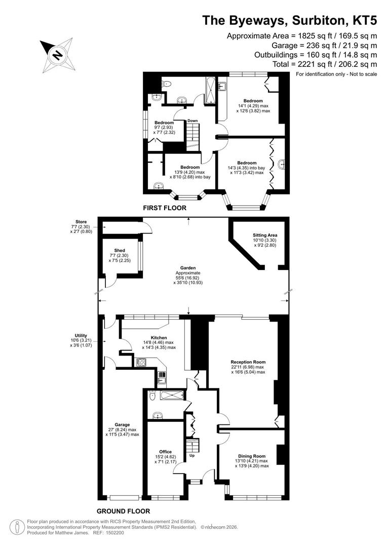 37, The Byeways, Surbiton floorplan