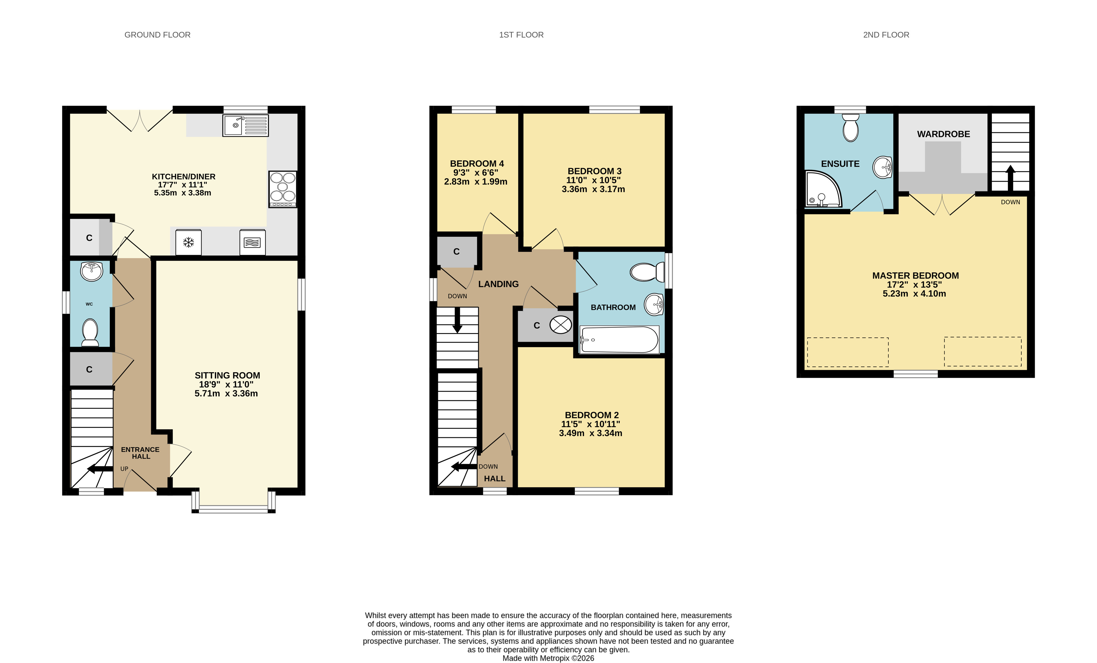 31, York Rise, Devon floorplan