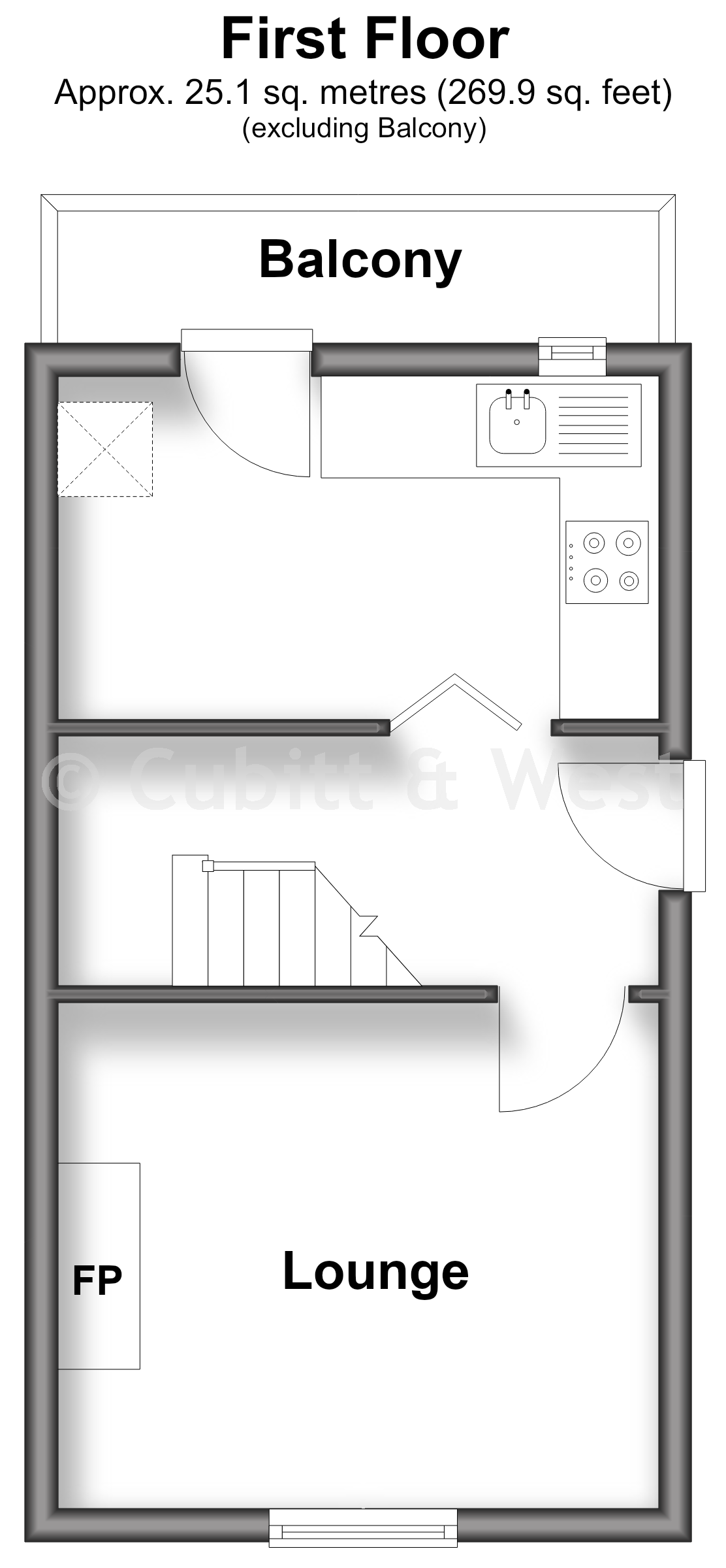 10, Harrow Road East, Dorking floorplan