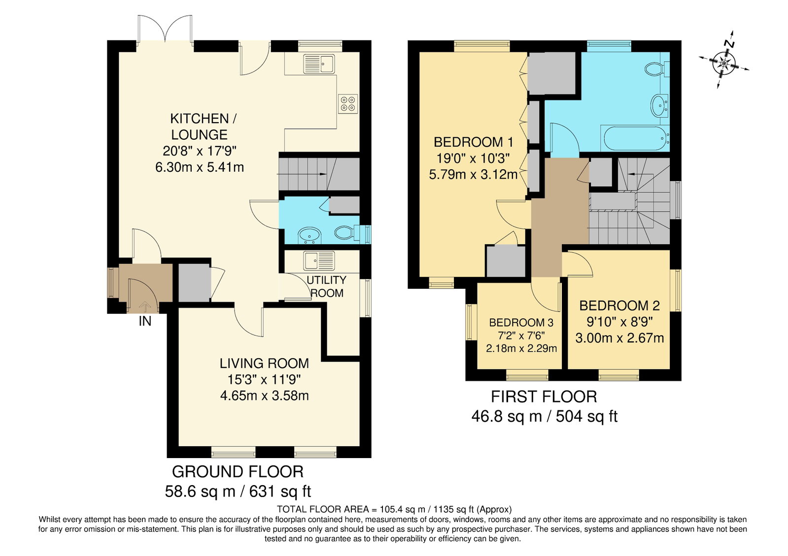 5a, Brier Lea, Tadworth floorplan