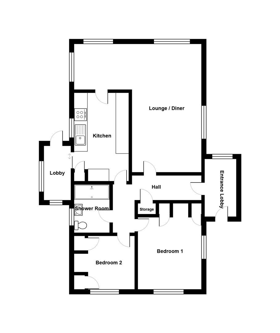 15, Hoburne Park, Swanage floorplan