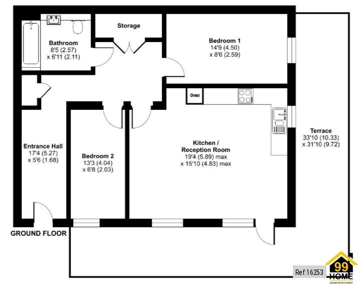 62, Blueberry Court, Rainham floorplan